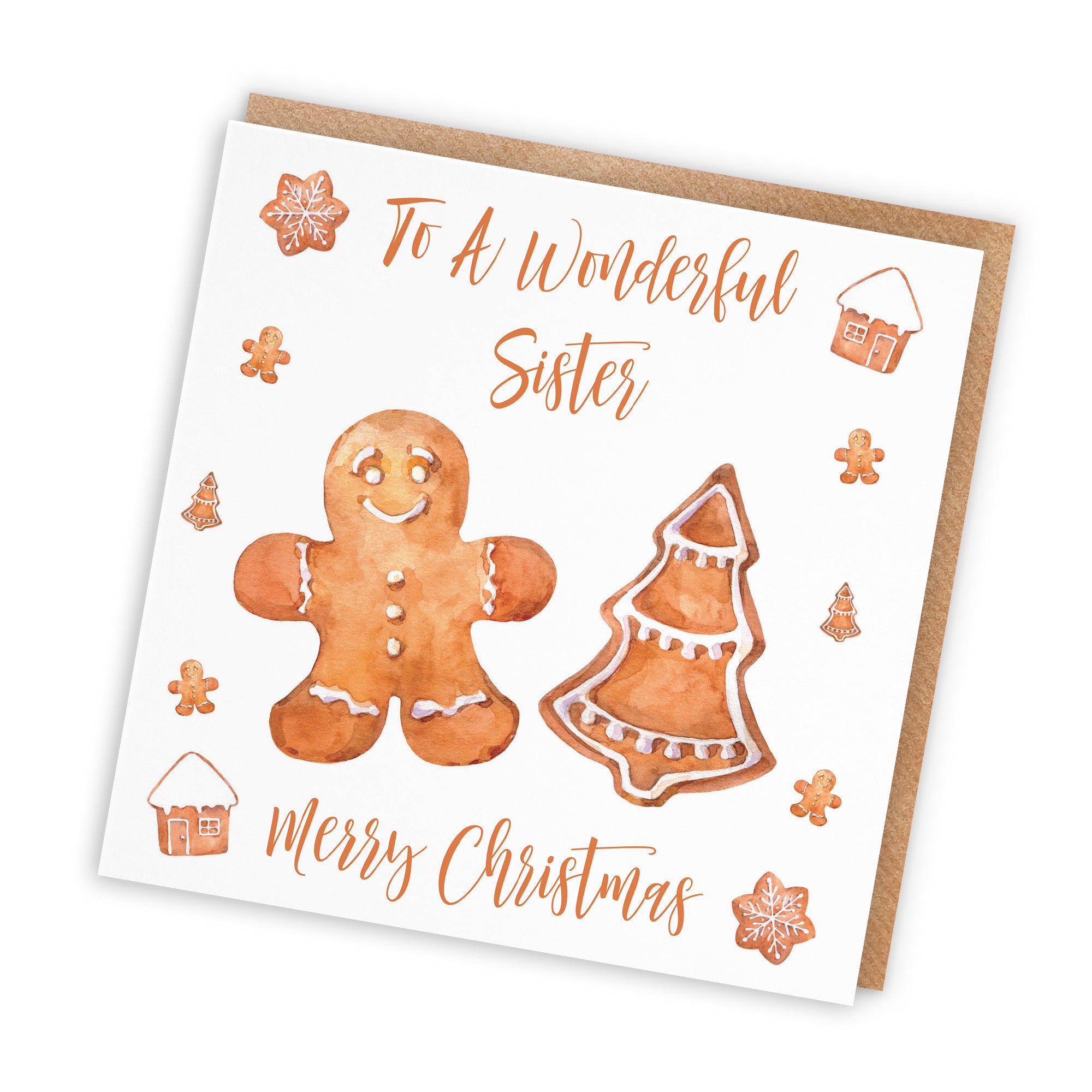 Sister Christmas Card Gingerbread - Default Title (TH02814)