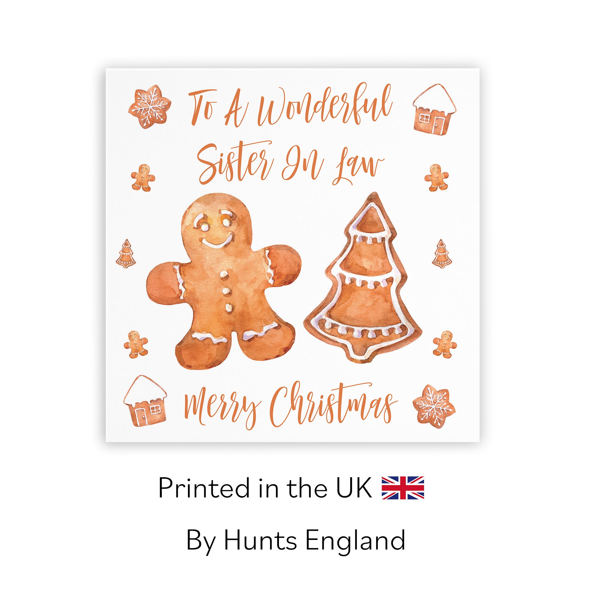 Sister In Law Christmas Card Gingerbread - Default Title (TH02815)