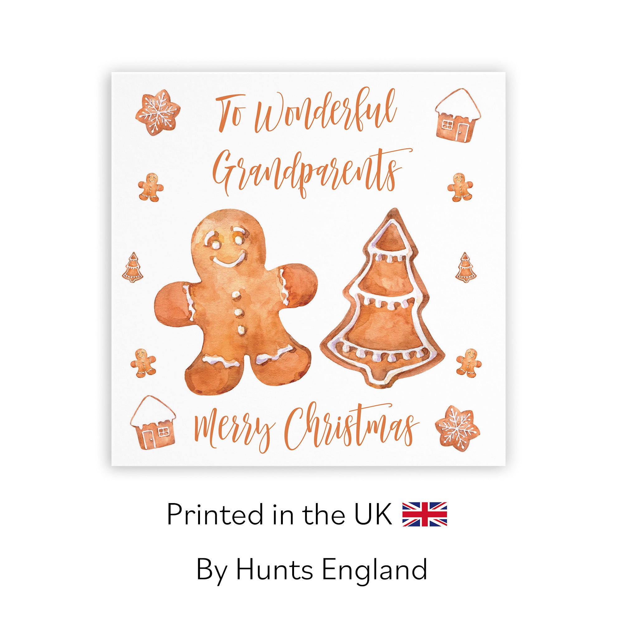 Grandparents Christmas Card Gingerbread - Default Title (TH02816)