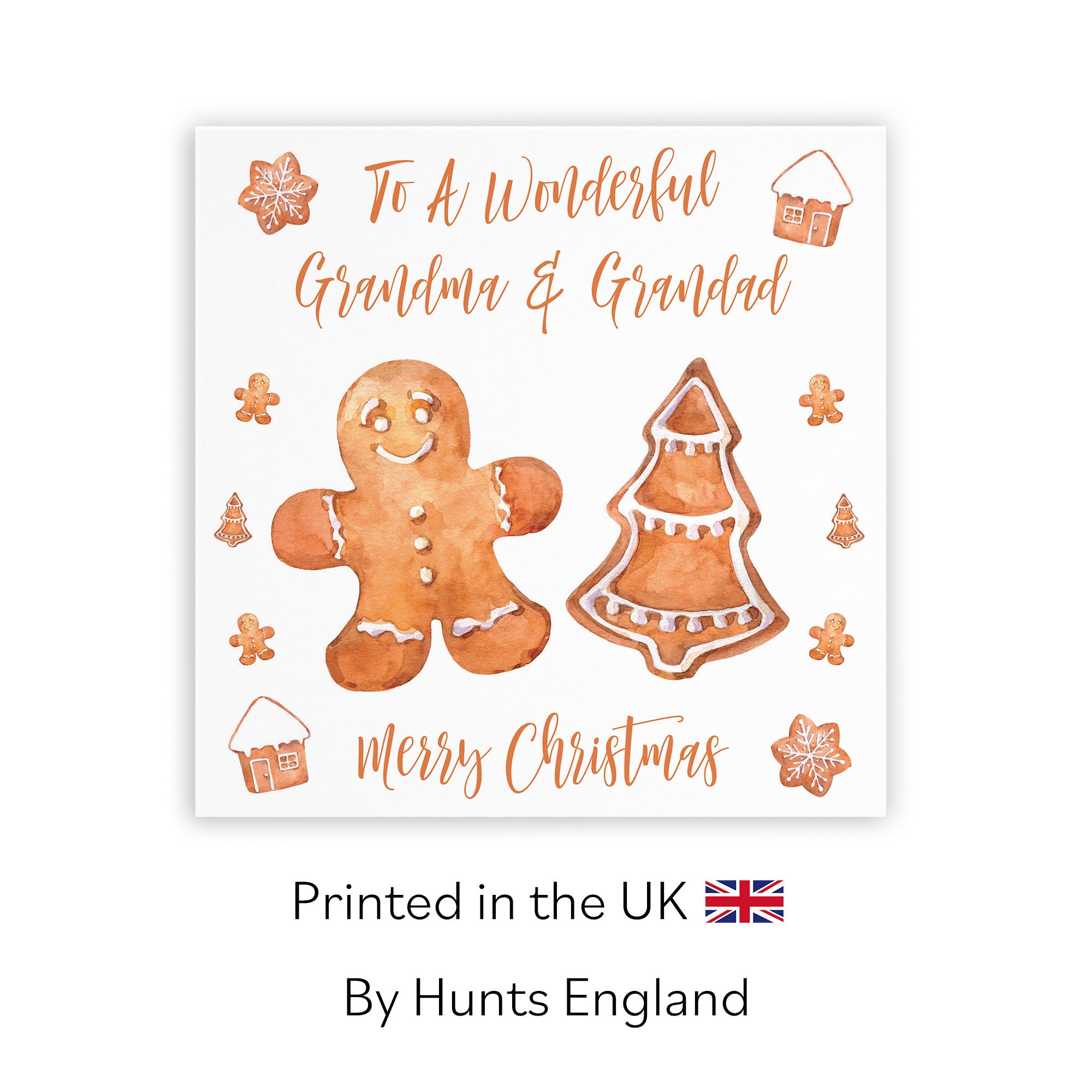 Grandma And Grandad Christmas Card Gingerbread - Default Title (TH02817)