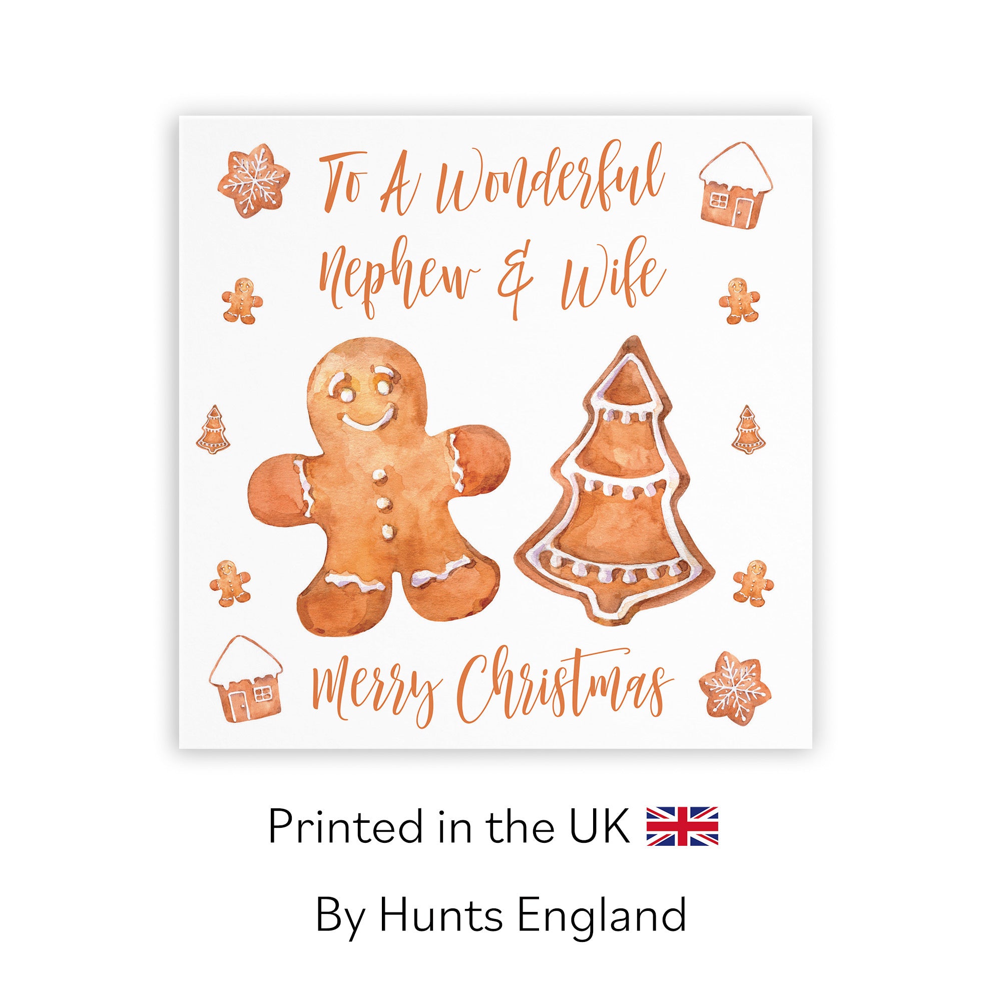Nephew And Wife Christmas Card Gingerbread - Default Title (TH02828)