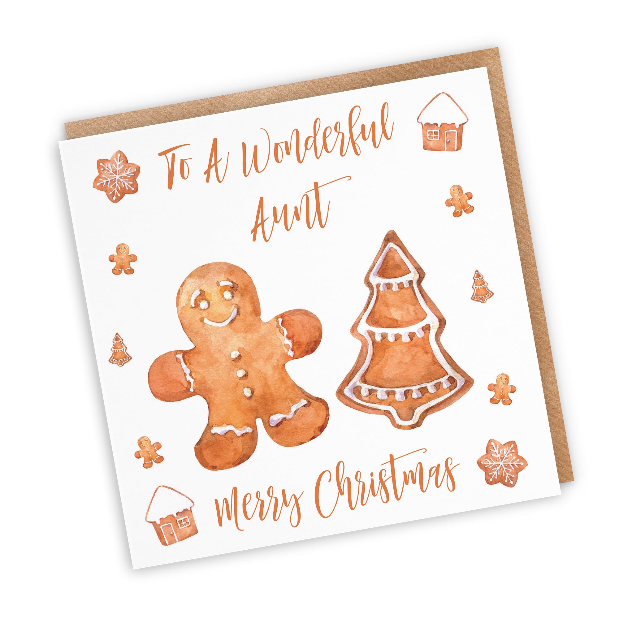 Aunt Christmas Card Gingerbread - Default Title (TH02836)