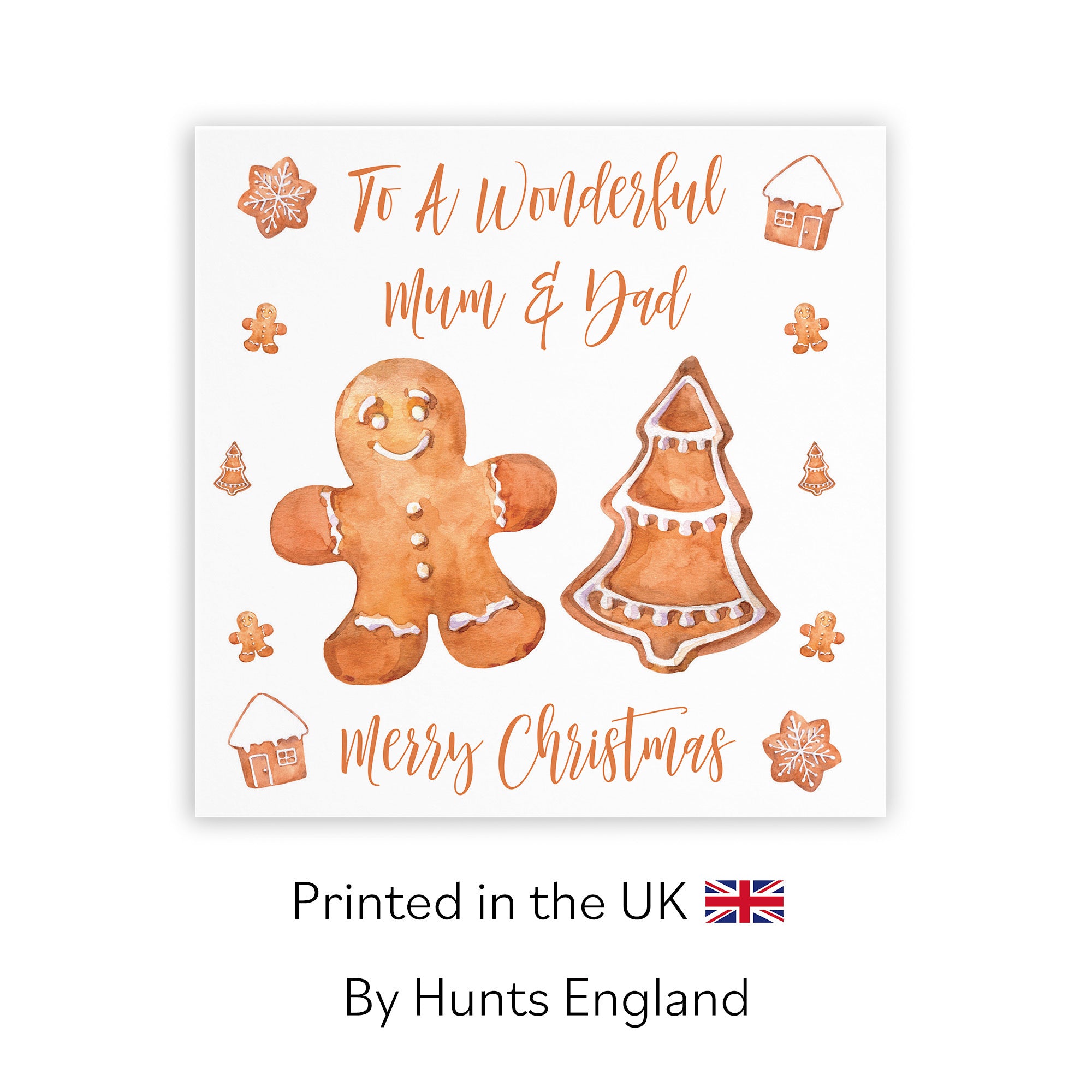 Mum And Dad Christmas Card Gingerbread - Default Title (TH02841)
