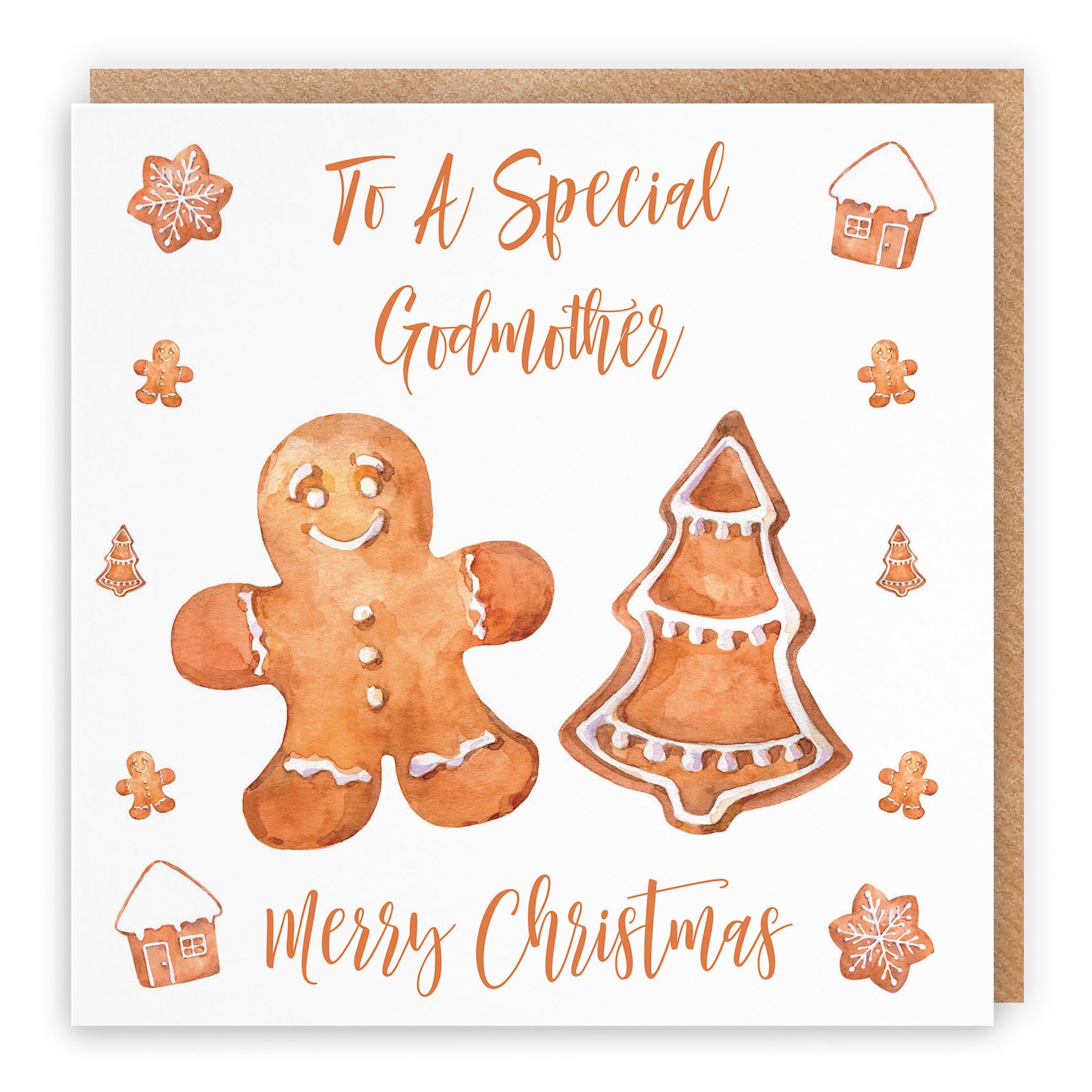 Godmother Christmas Card Gingerbread - Default Title (TH02843)