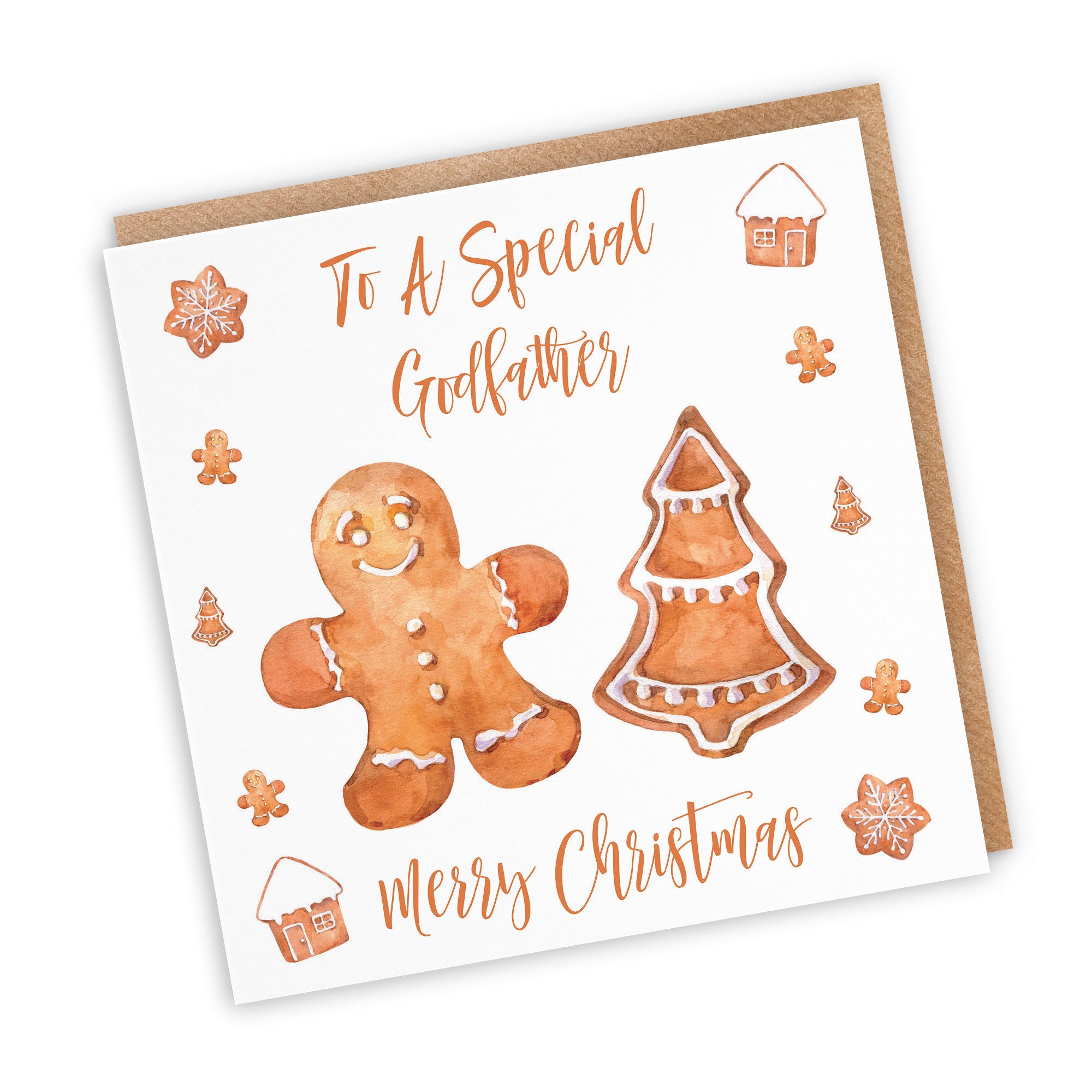 Godfather Christmas Card Gingerbread - Default Title (TH02844)