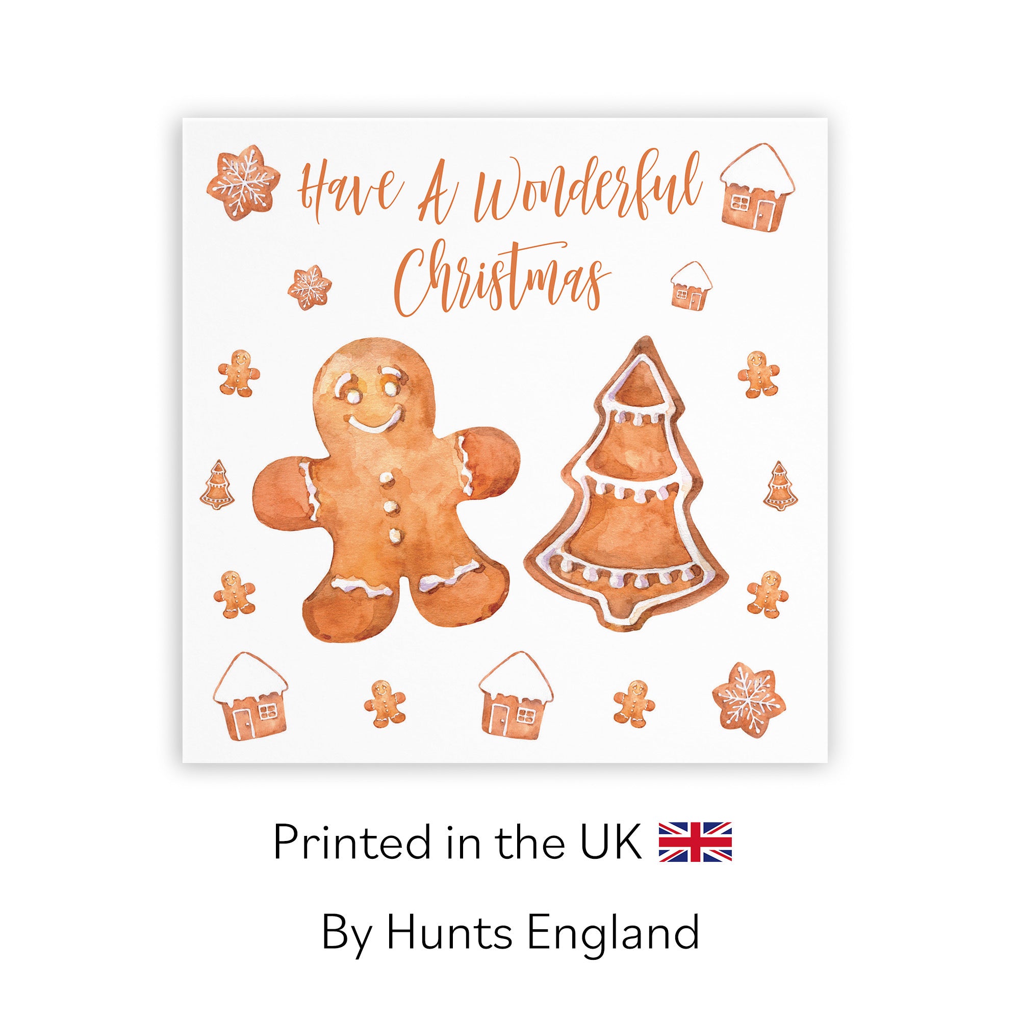 Individual Christmas Card Gingerbread - Default Title (TH02846)