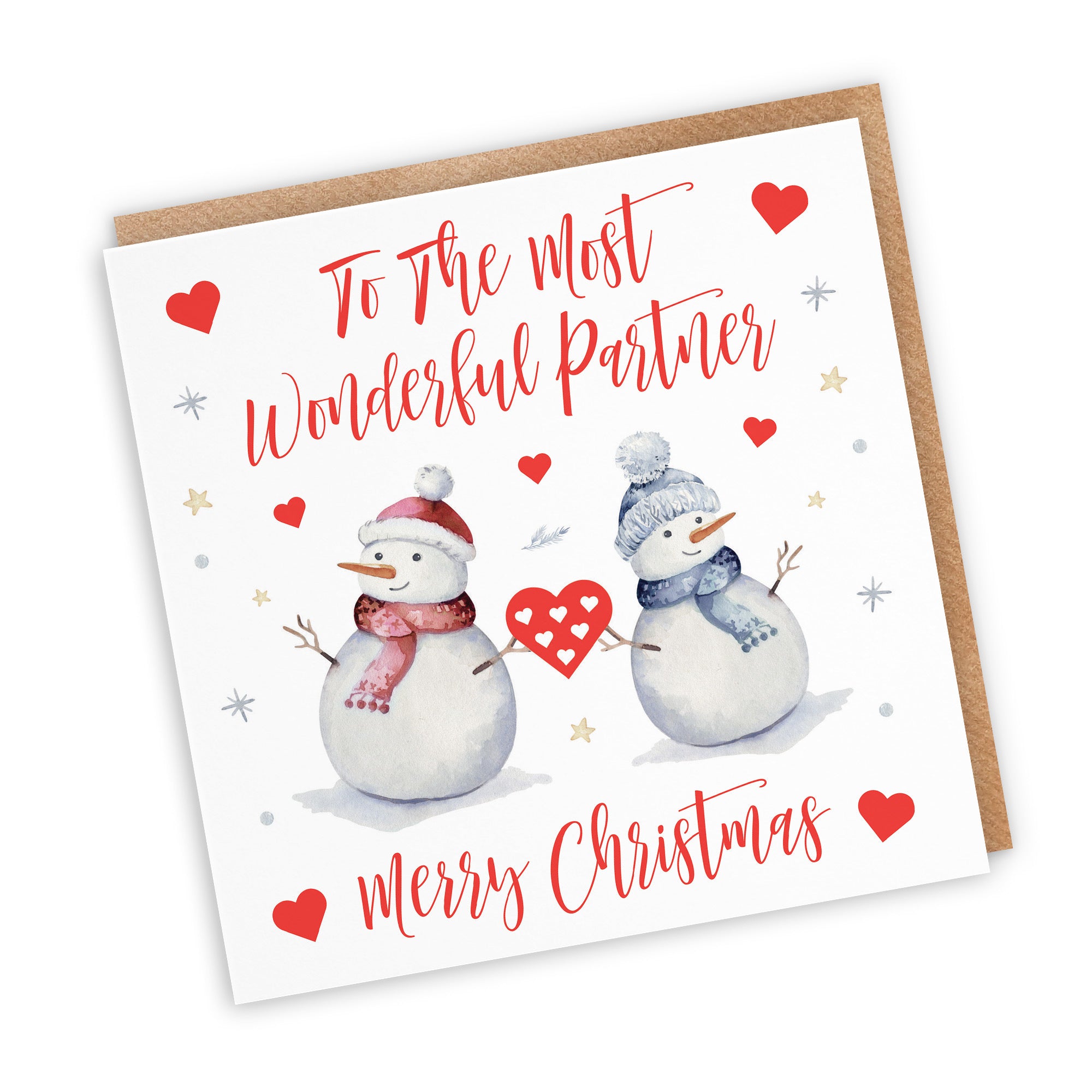 Partner Christmas Card Snowman - Default Title (TH02851)