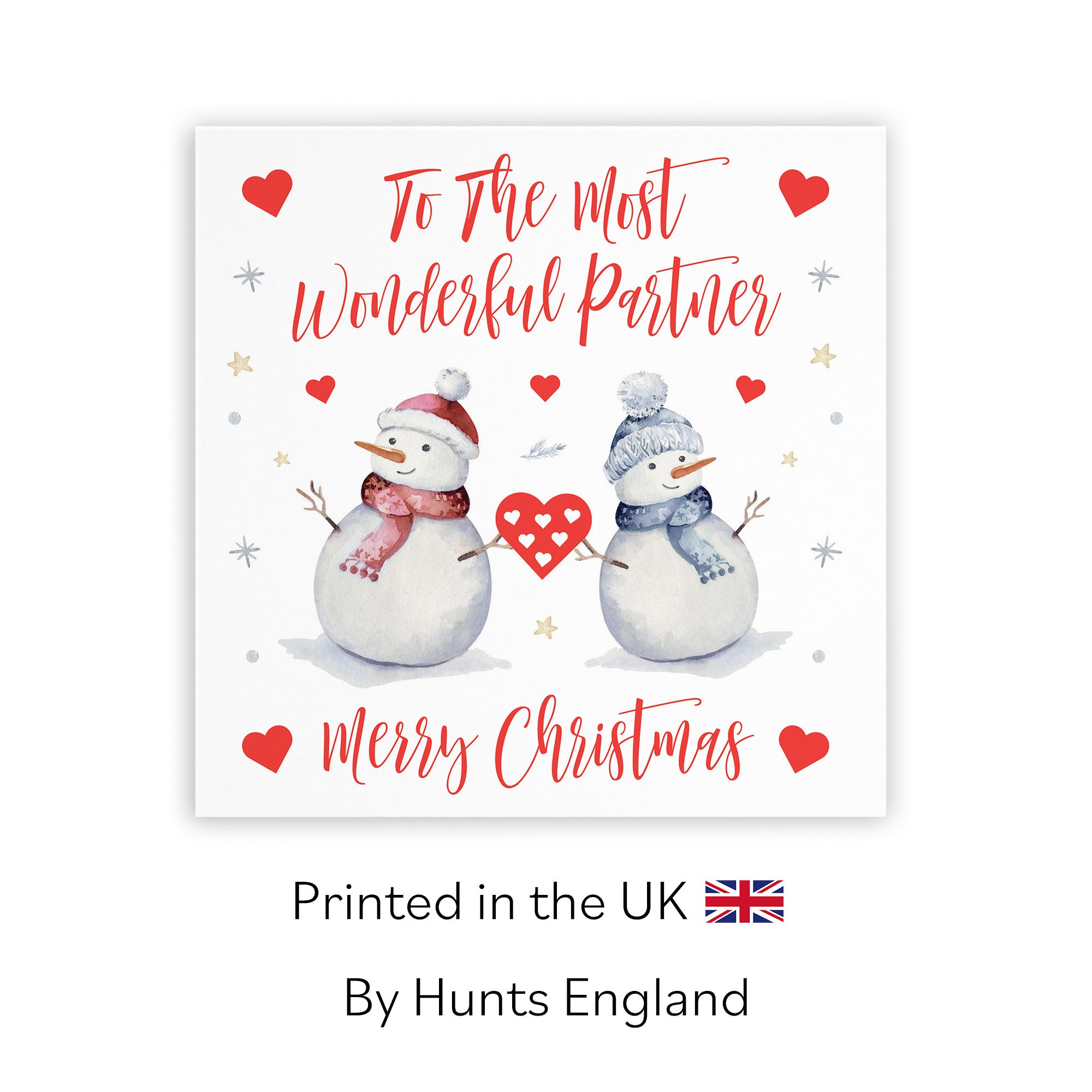 Partner Christmas Card Snowman - Default Title (TH02851)
