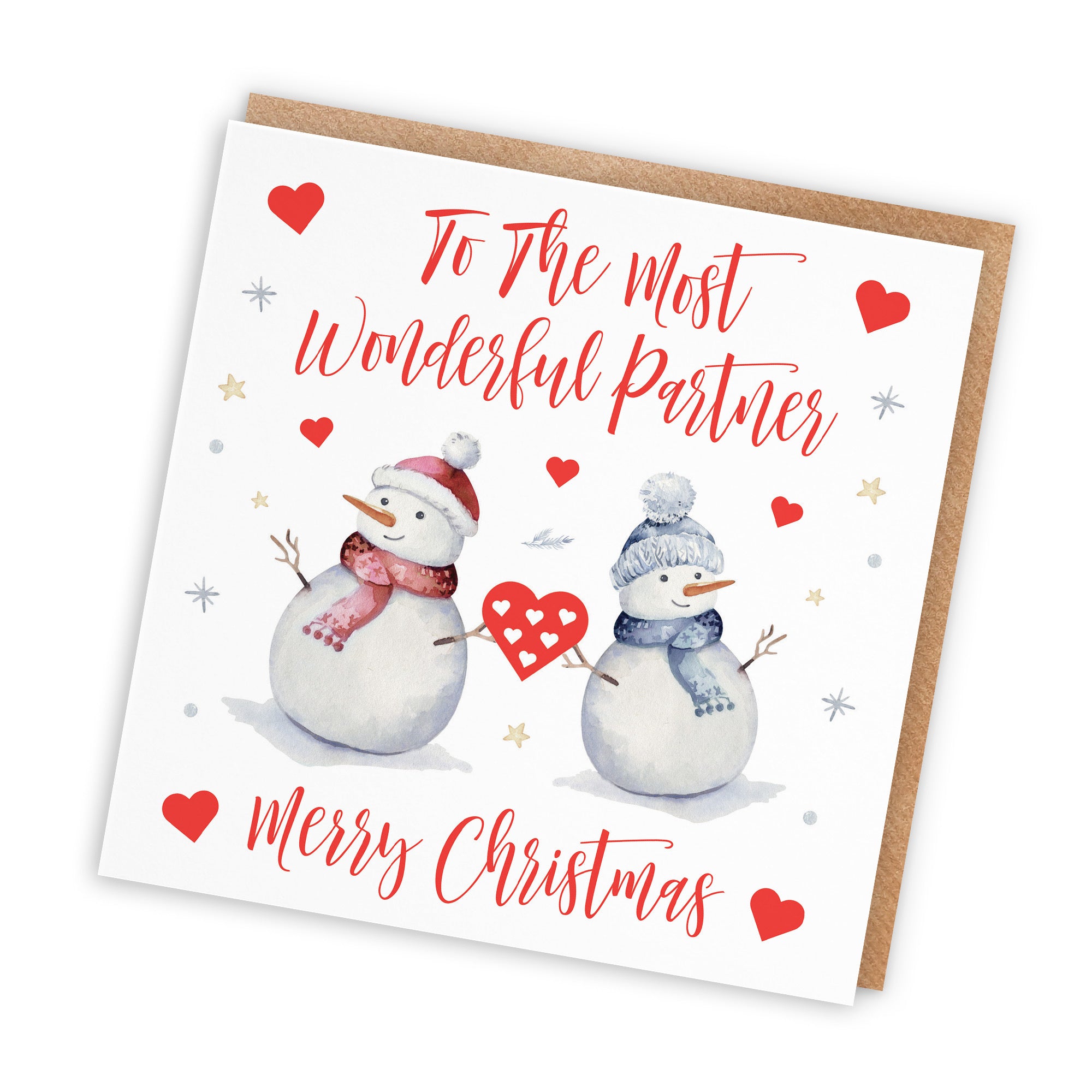 Partner Christmas Card Snowman - Default Title (TH02851)