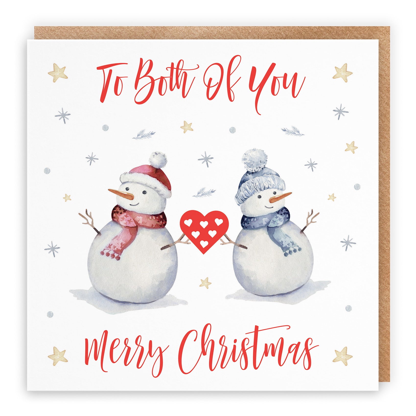Both Of You Christmas Card Snowman - Default Title (TH02854)