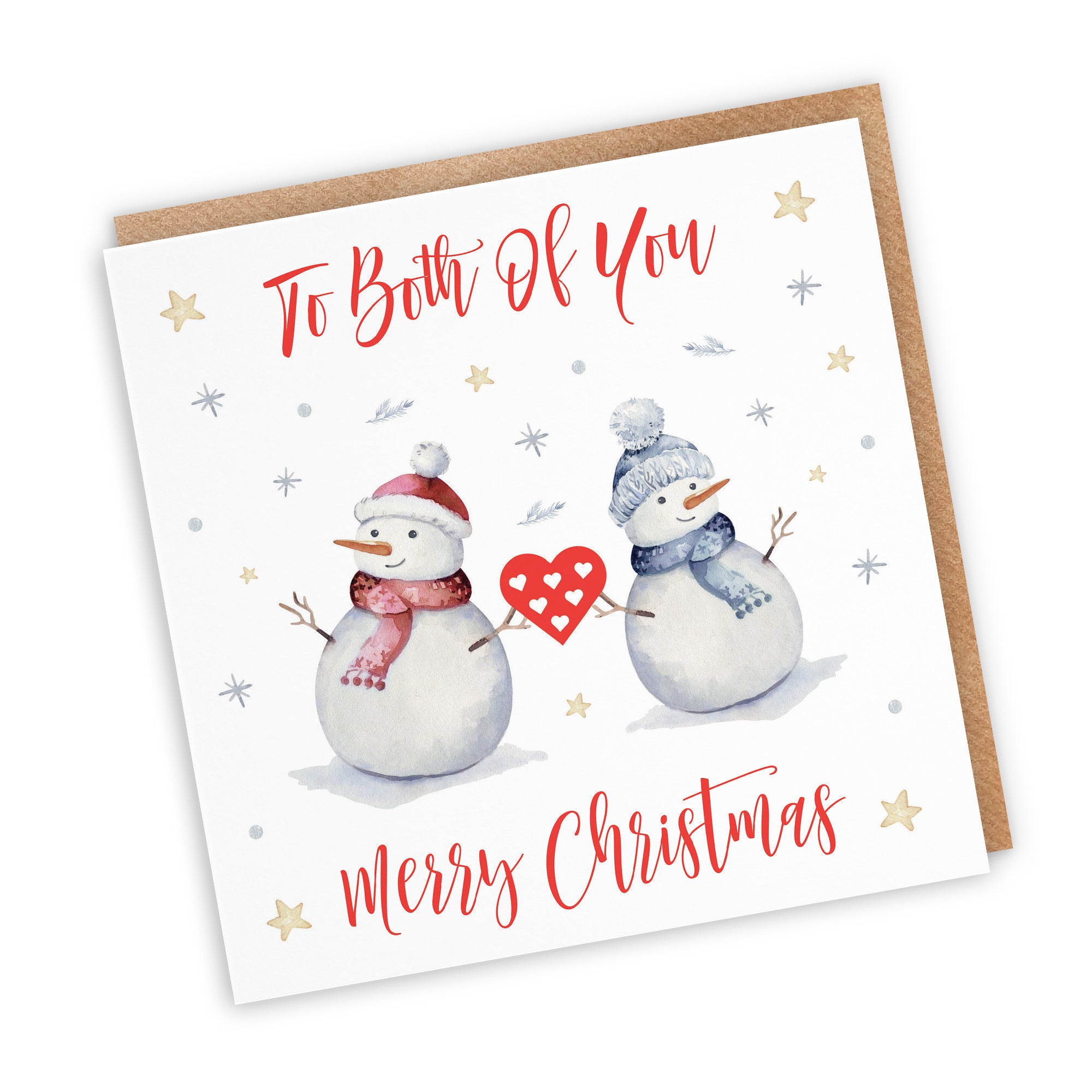 Both Of You Christmas Card Snowman - Default Title (TH02854)