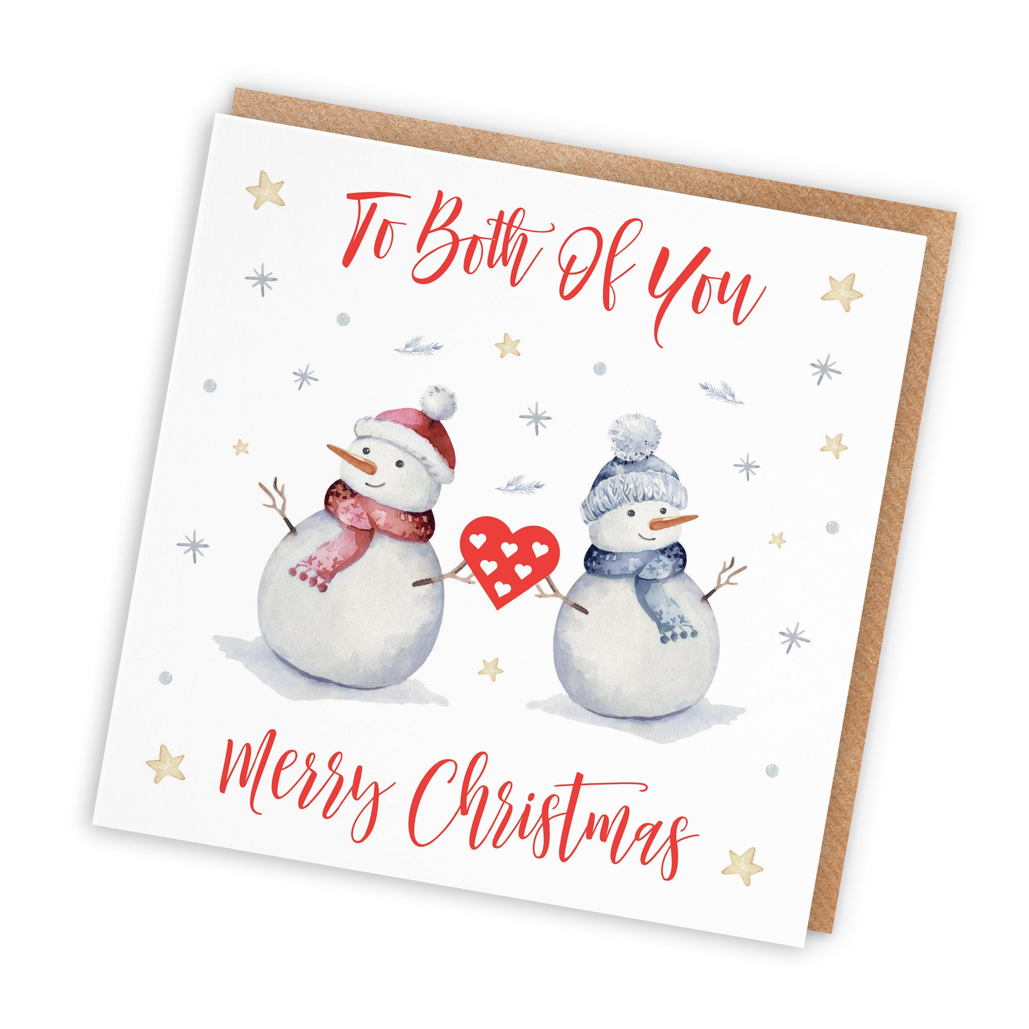 Both Of You Christmas Card Snowman - Default Title (TH02854)
