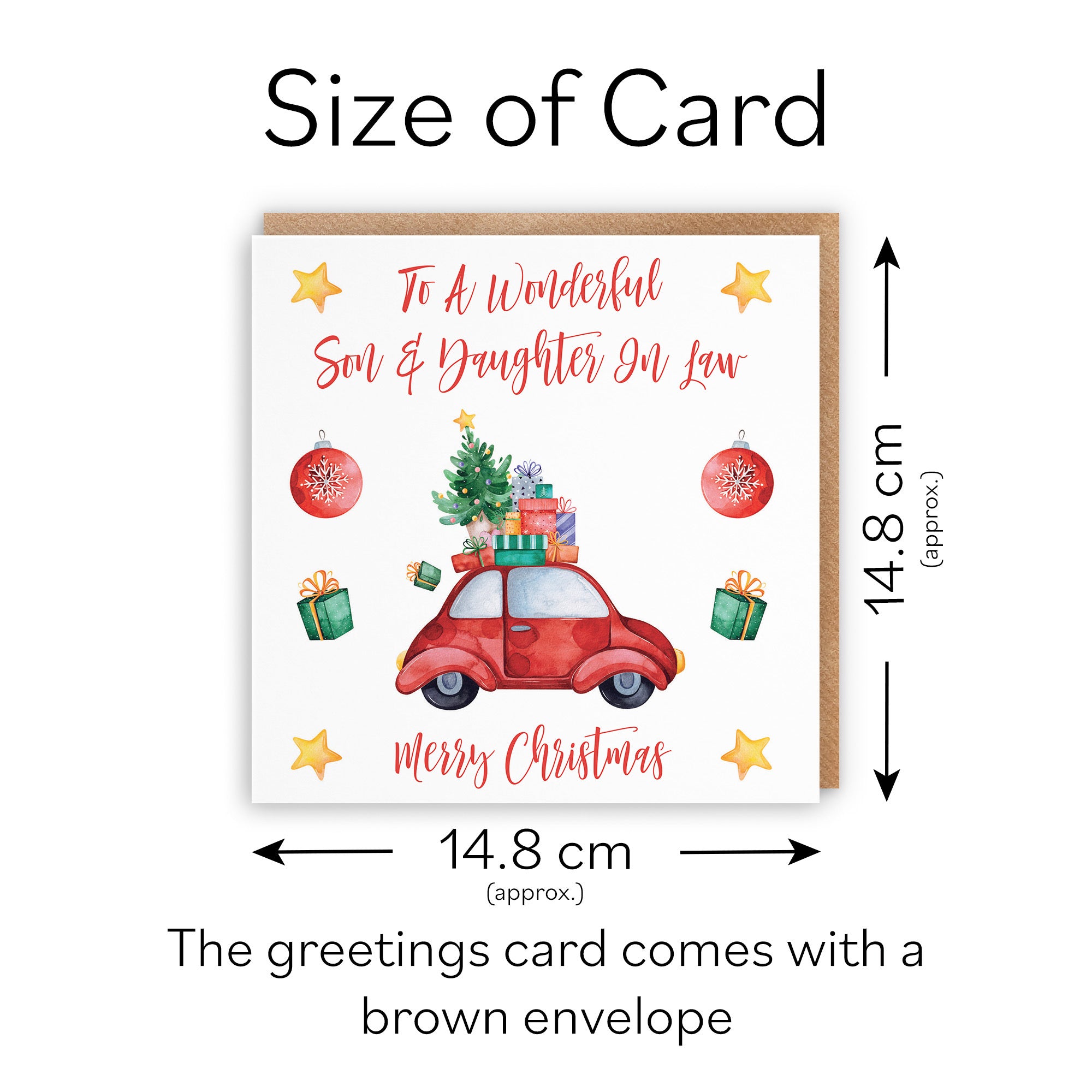 Son And Daughter In Law Card Christmas Holiday - Default Title (TH02855)