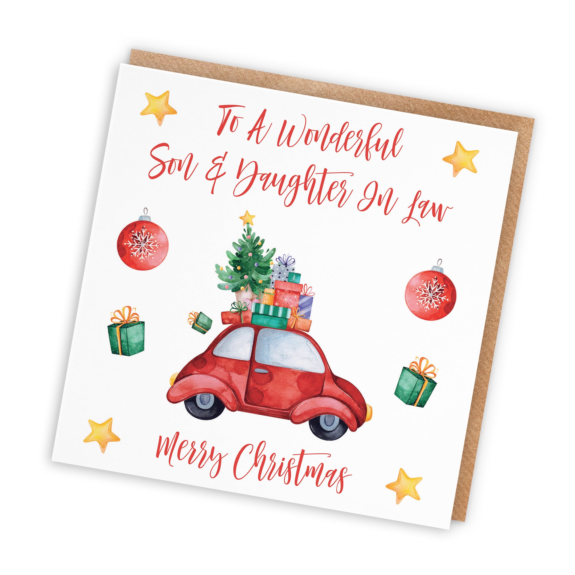 Son And Daughter In Law Card Christmas Holiday - Default Title (TH02855)
