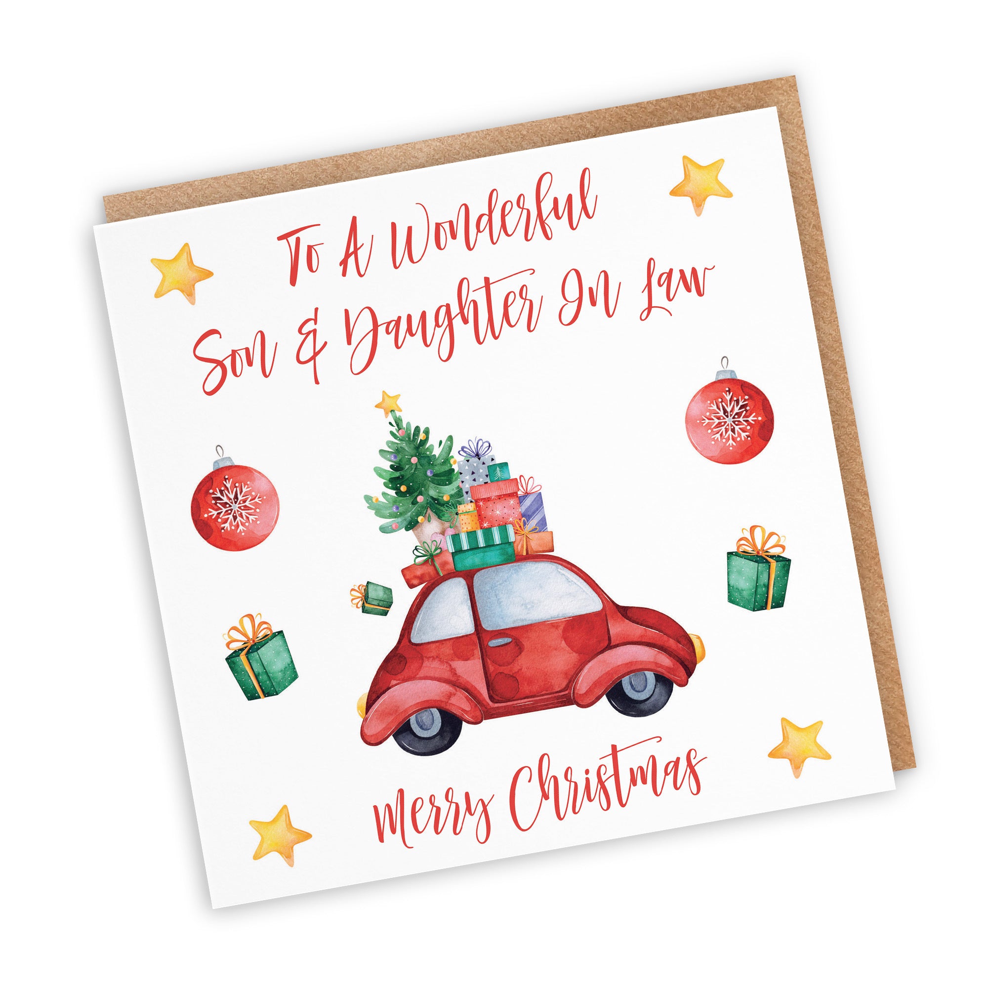 Son And Daughter In Law Card Christmas Holiday - Default Title (TH02855)