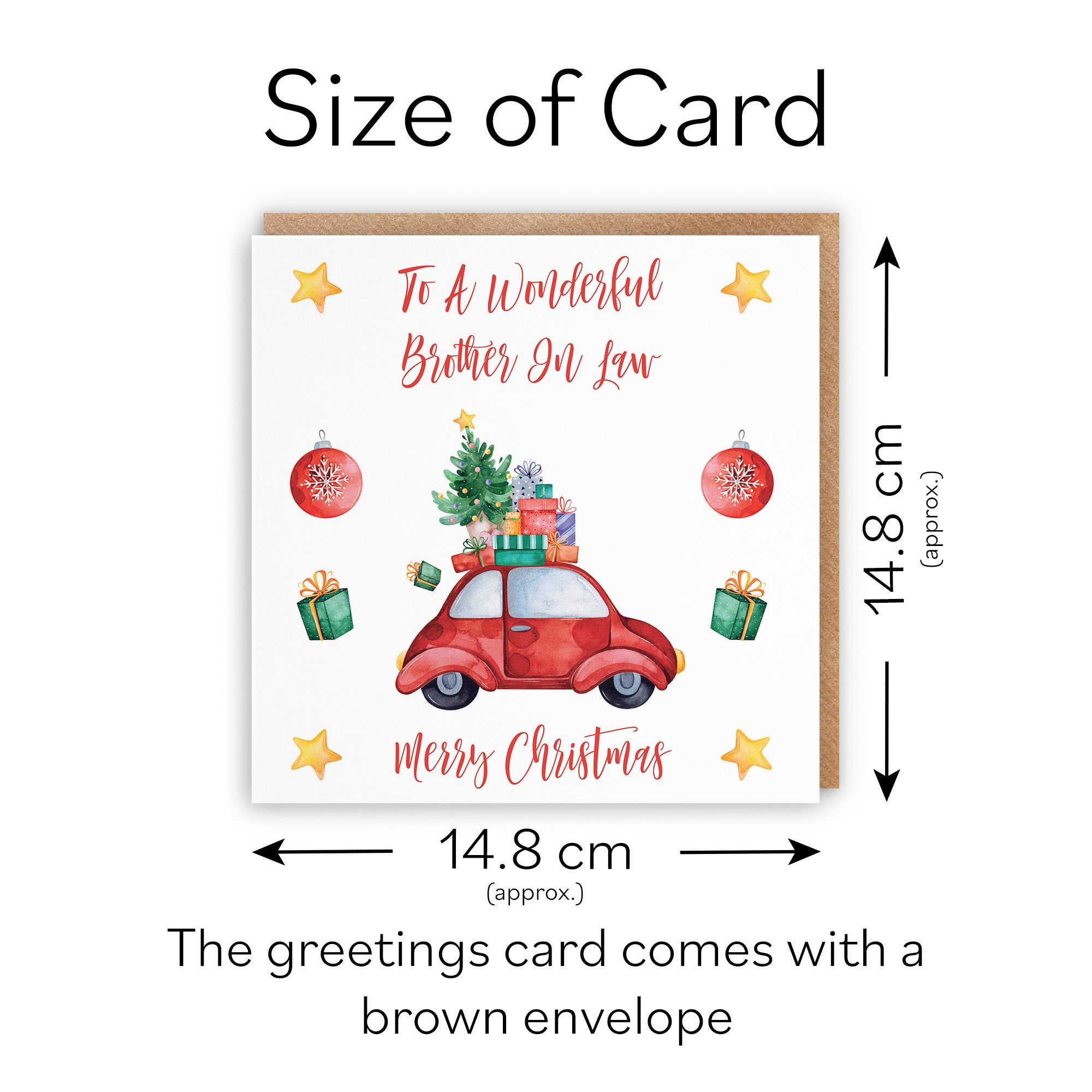 Brother In Law Card Christmas Holiday - Default Title (TH02860)