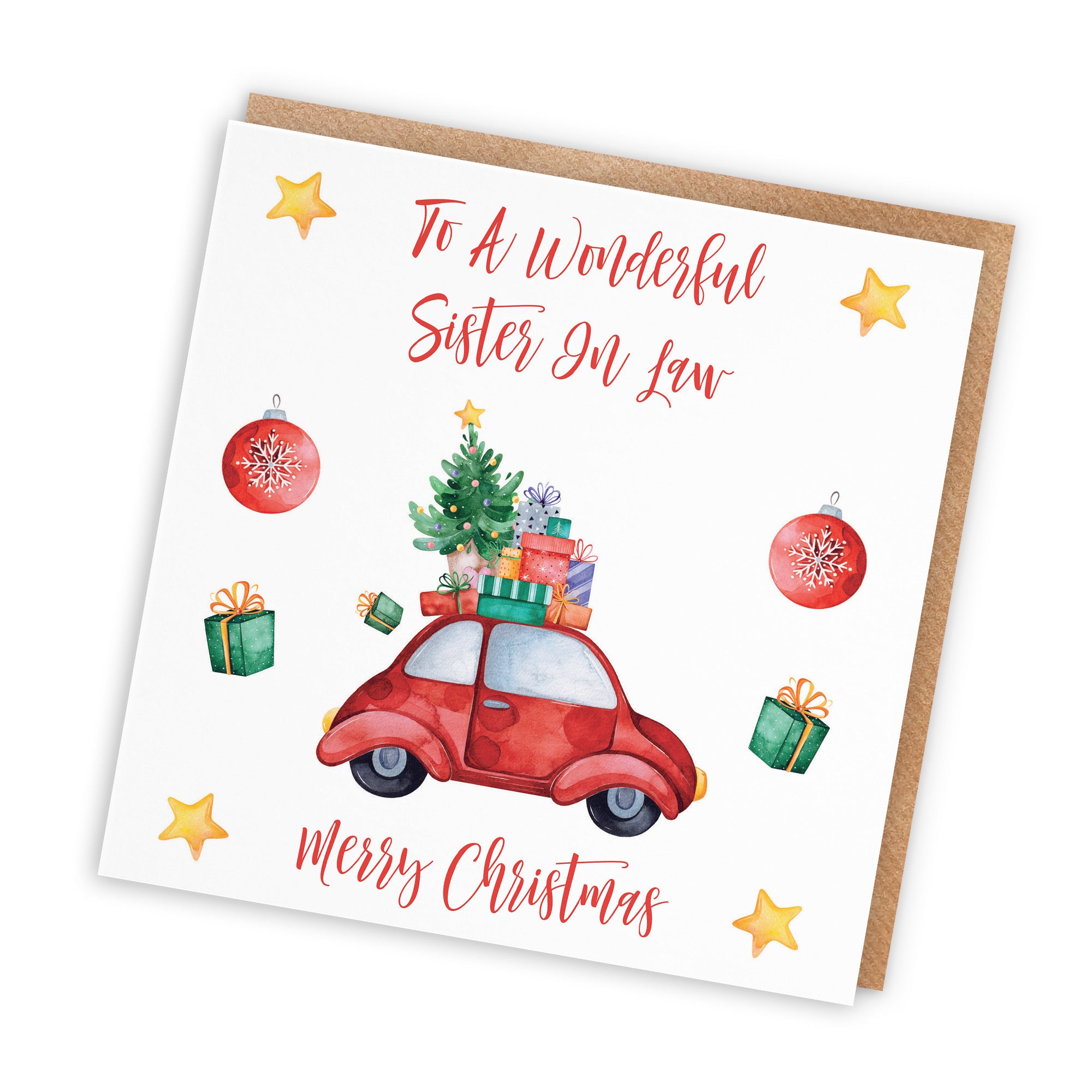 Sister In Law Card Christmas Holiday - Default Title (TH02864)