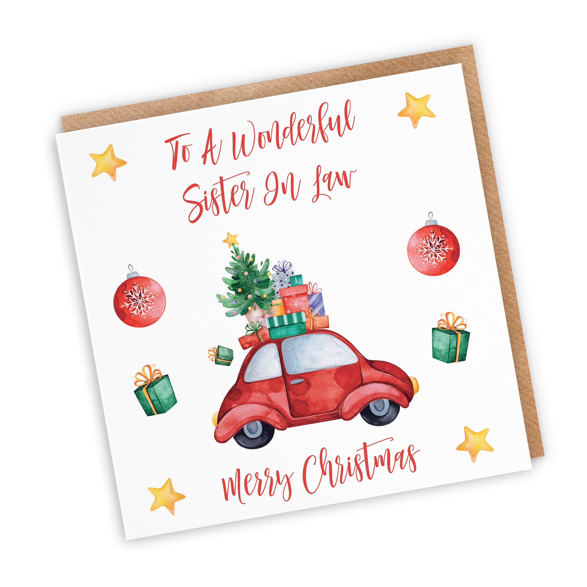 Sister In Law Card Christmas Holiday - Default Title (TH02864)