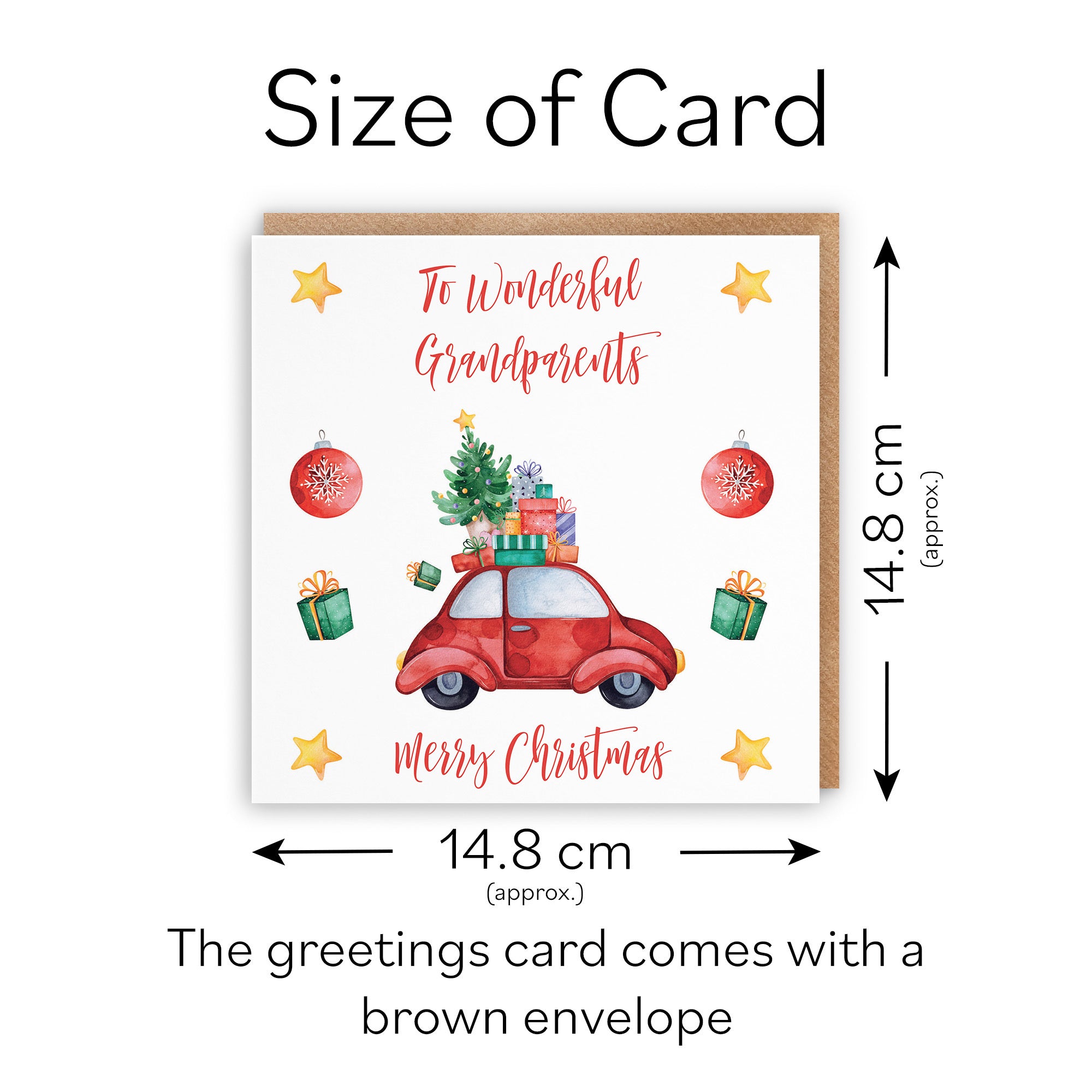 Grandparents Card Christmas Holiday - Default Title (TH02865)