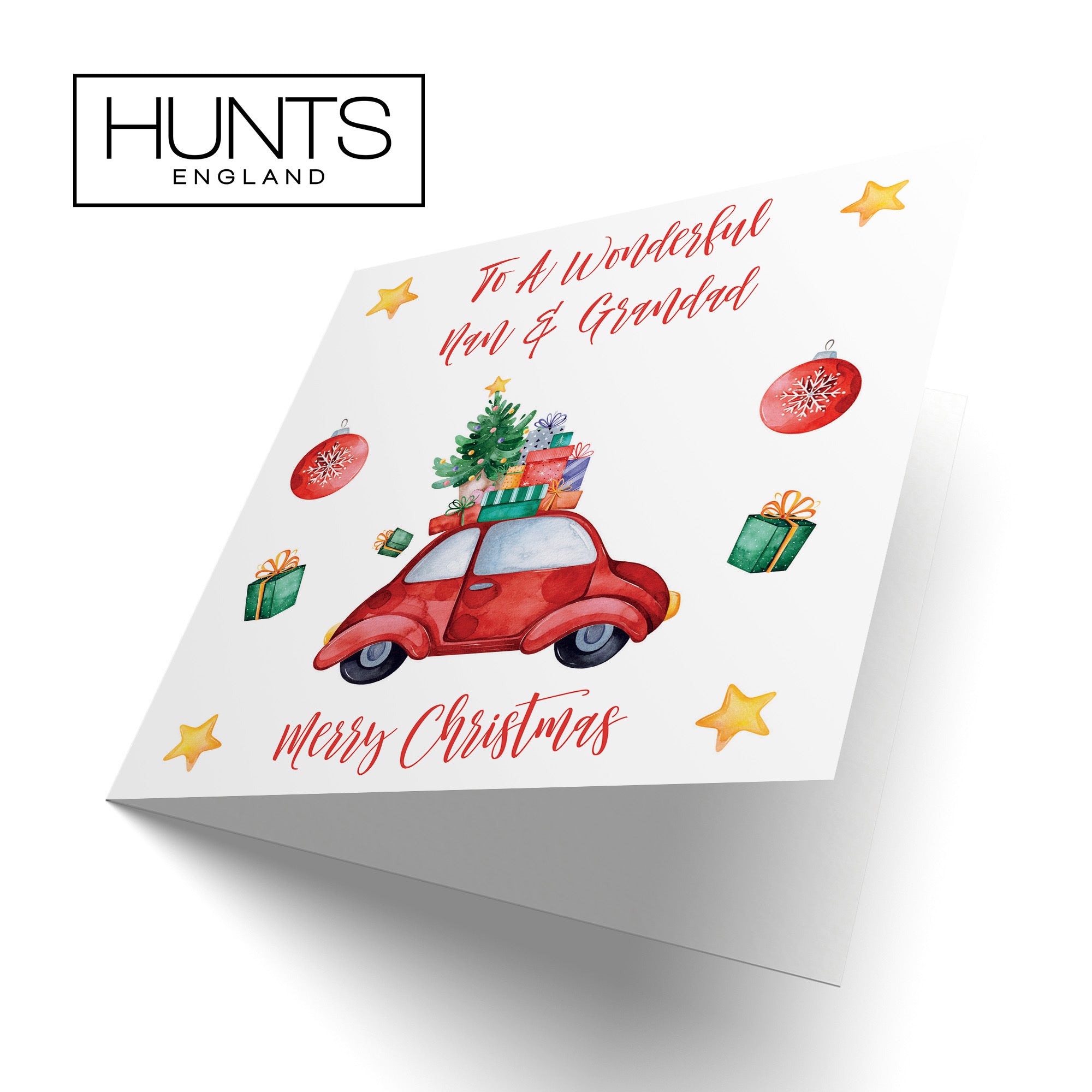Nan And Grandad Card Christmas Holiday - Default Title (TH02869)