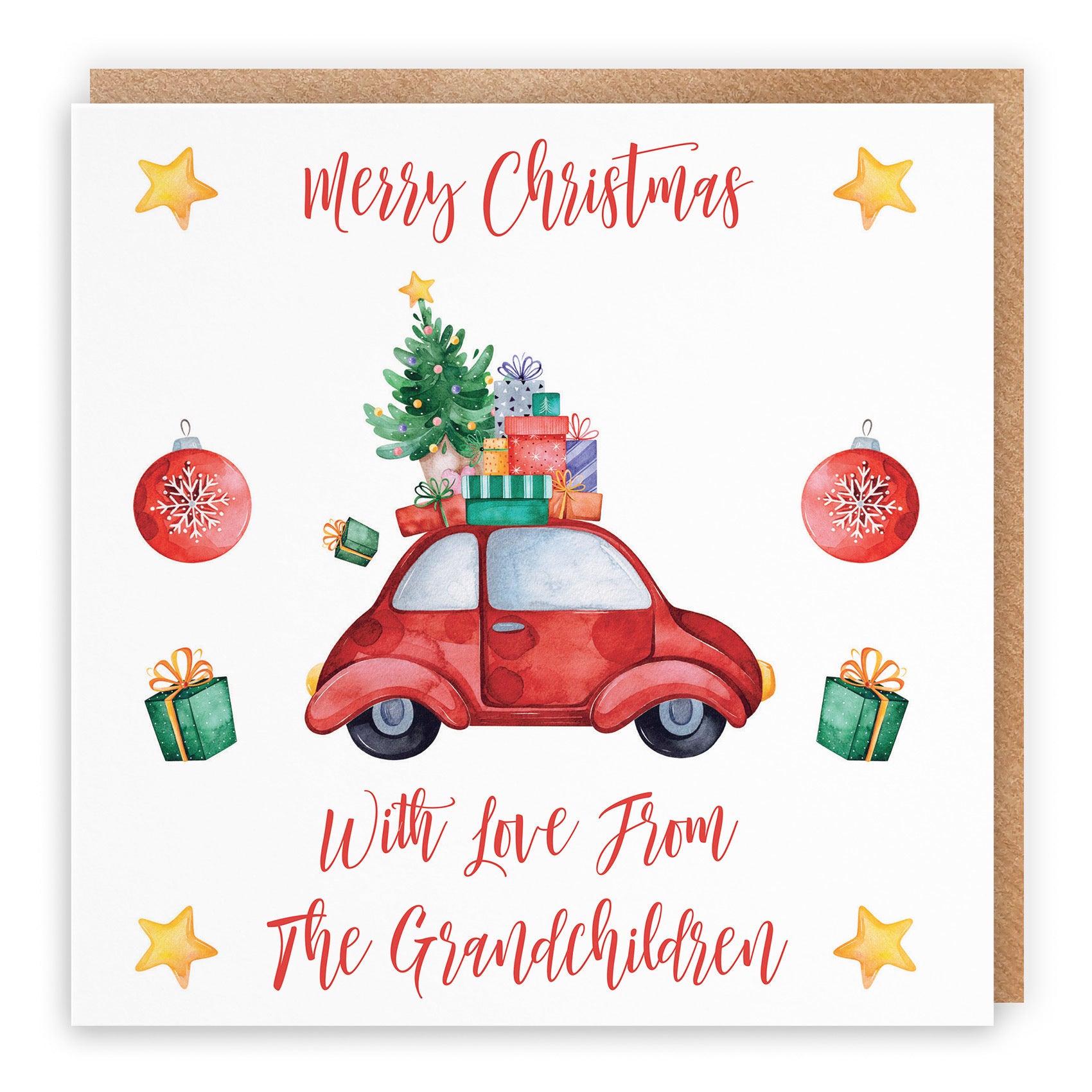 From Grandchildren Card Christmas Holiday - Default Title (TH02871)