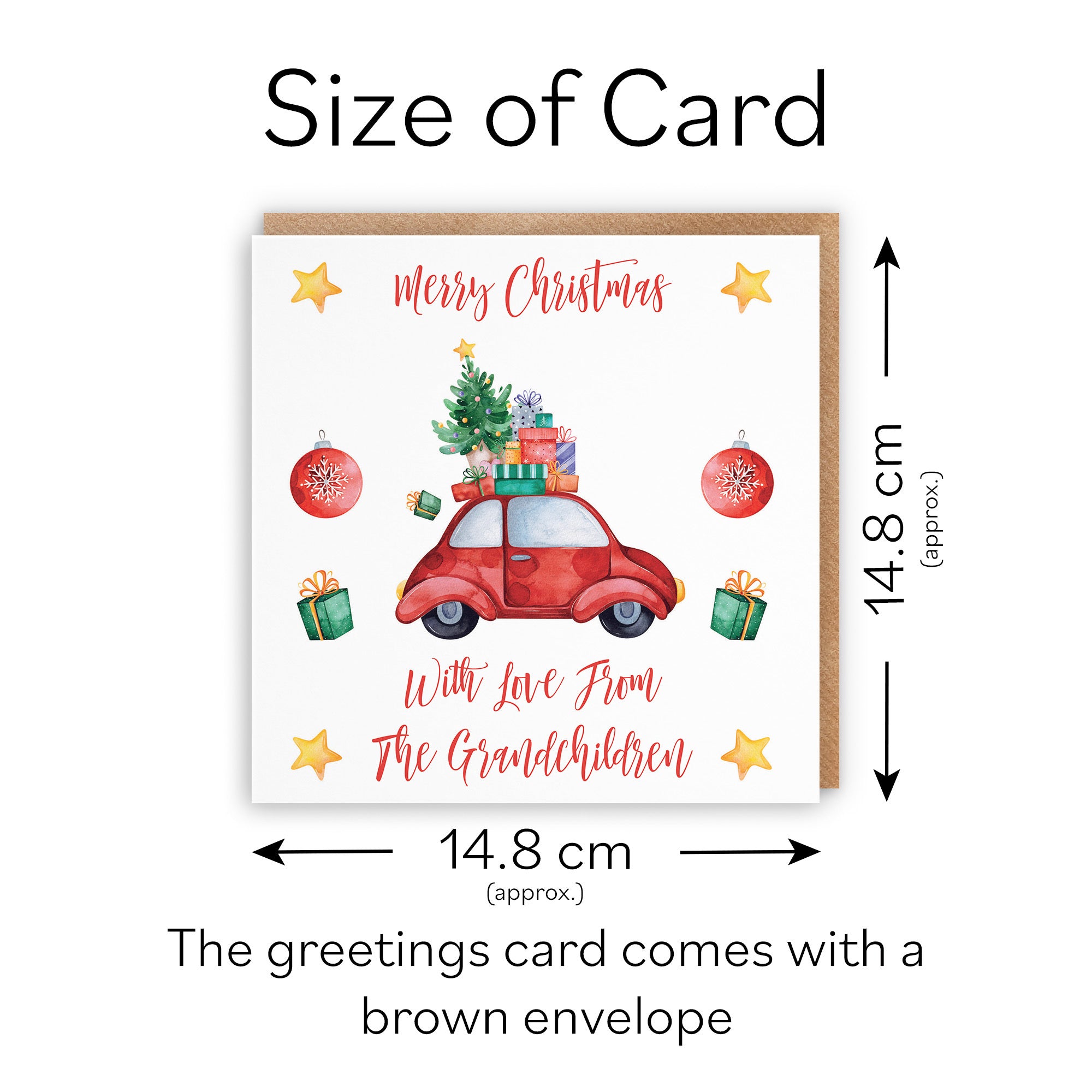From Grandchildren Card Christmas Holiday - Default Title (TH02871)