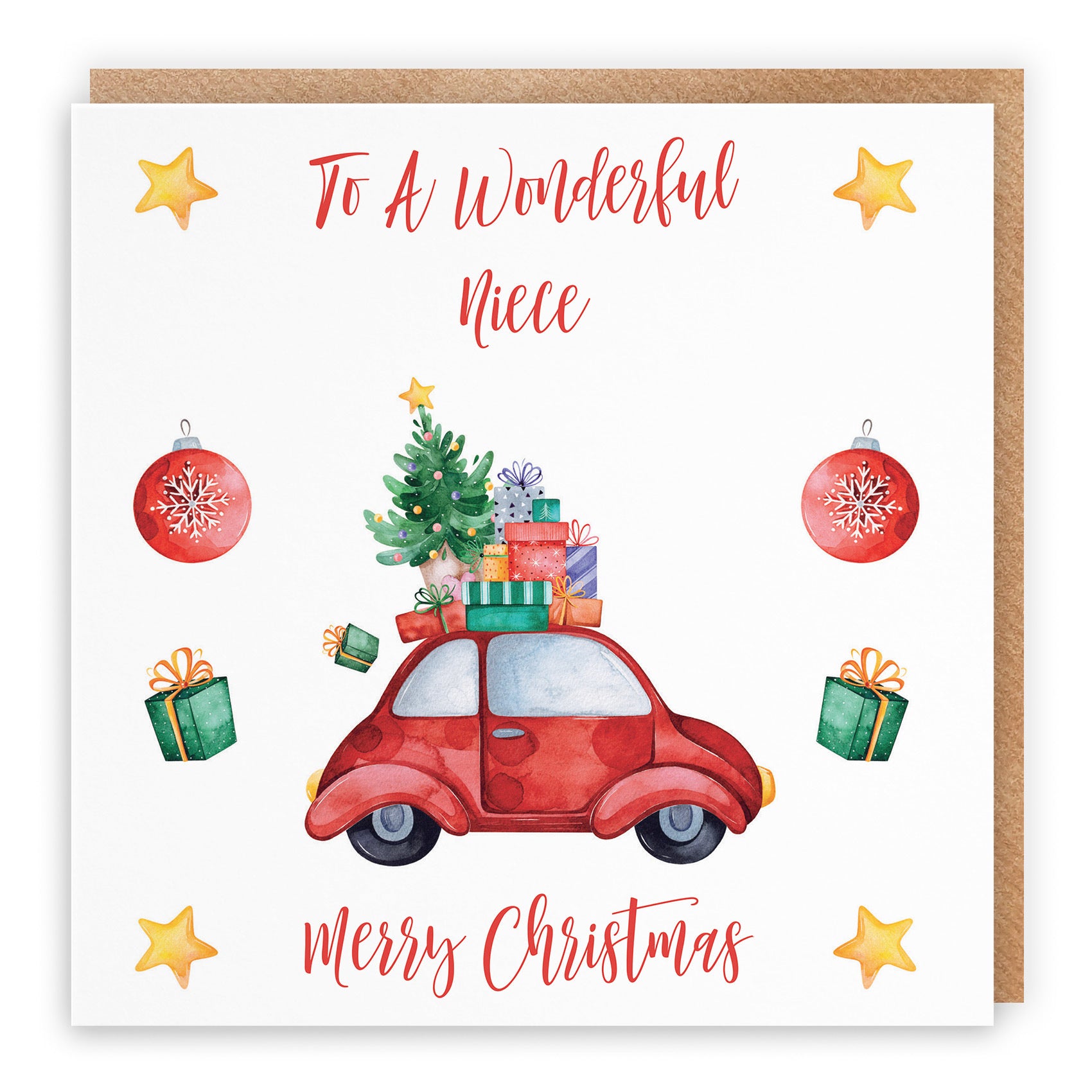 Niece Card Christmas Holiday - Default Title (TH02878)