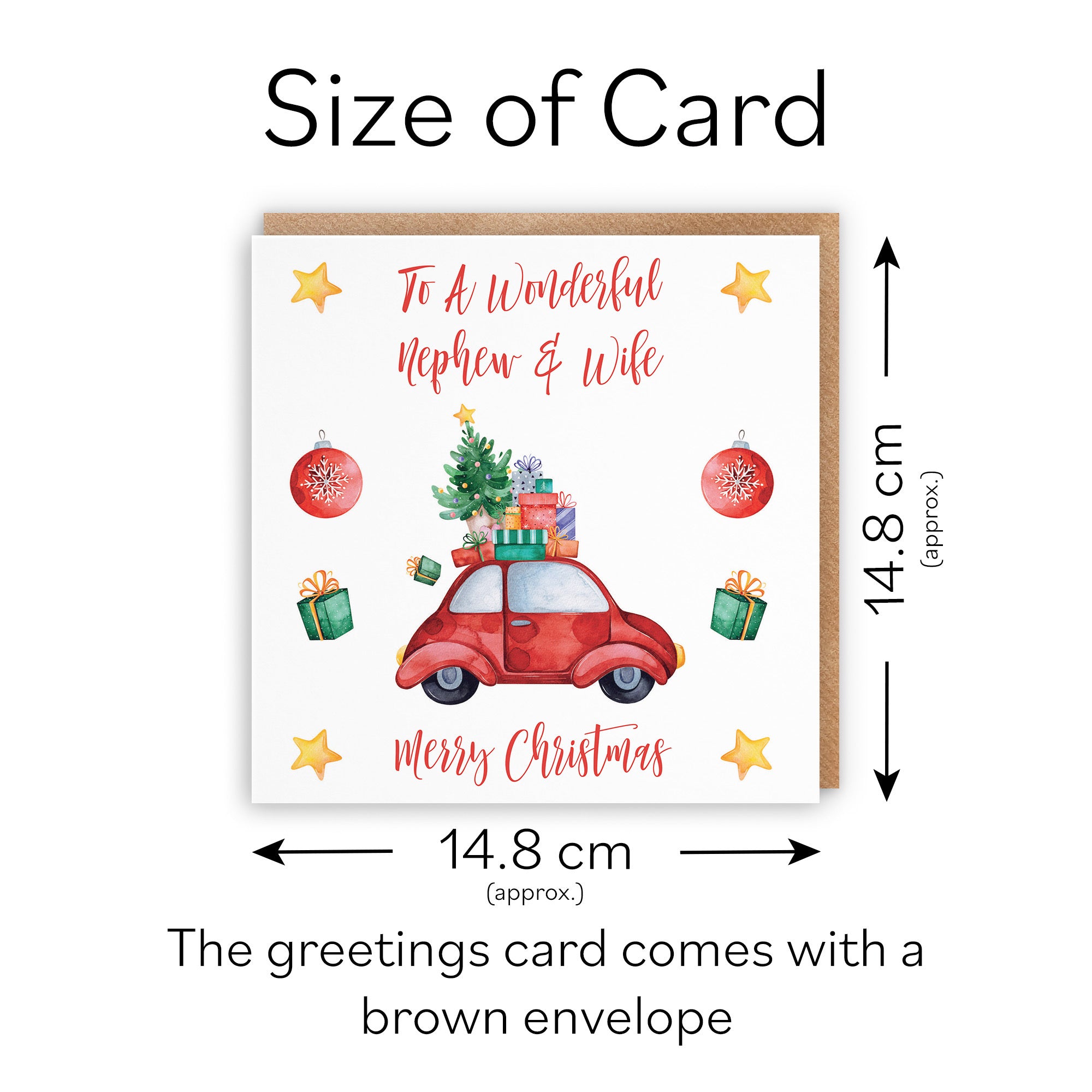 Nephew And Wife Card Christmas Holiday - Default Title (TH02880)