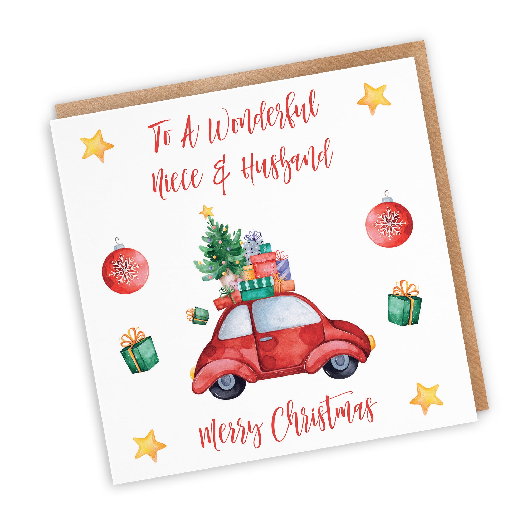 Niece And Husband Card Christmas Holiday - Default Title (TH02881)
