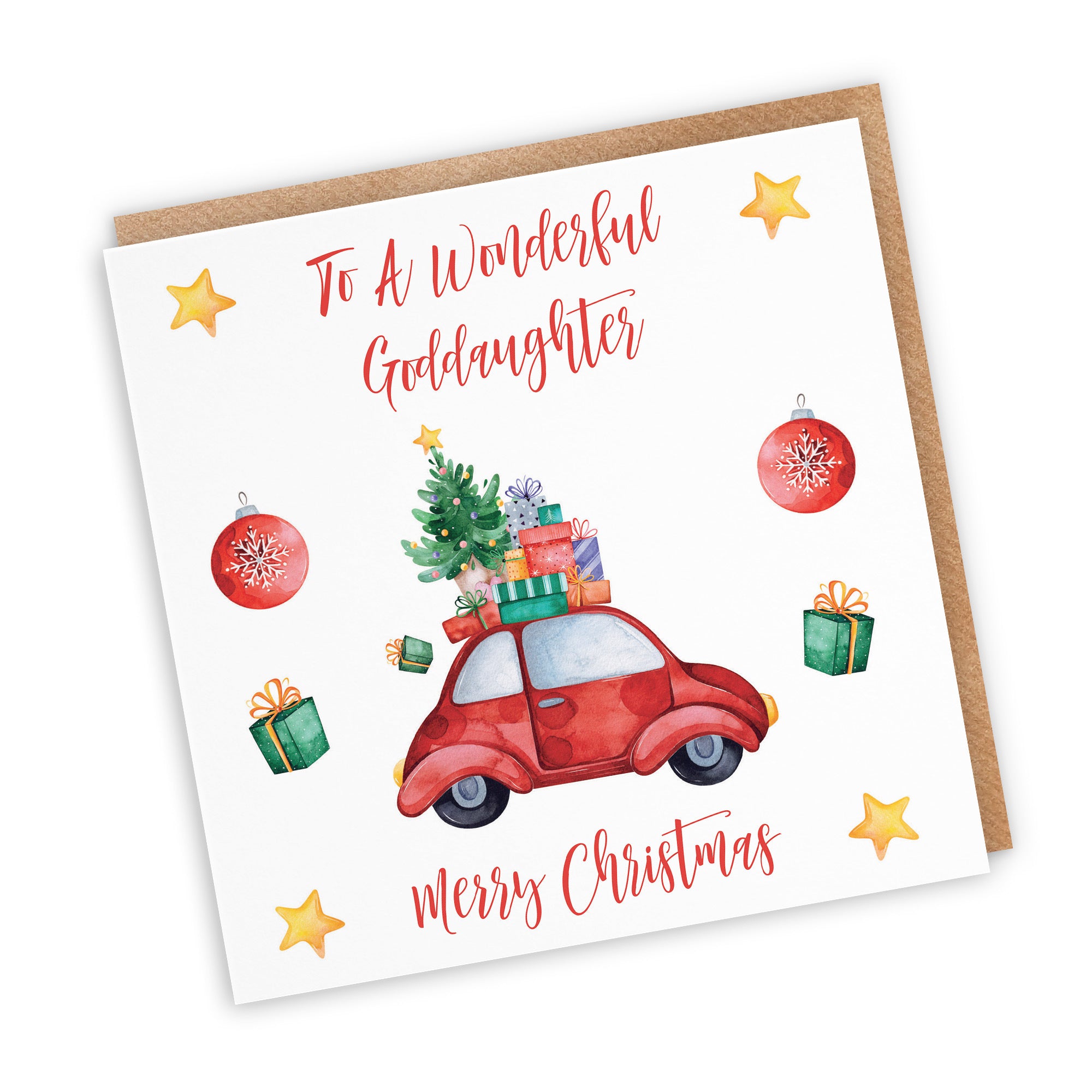Goddaughter Card Christmas Holiday - Default Title (TH02883)