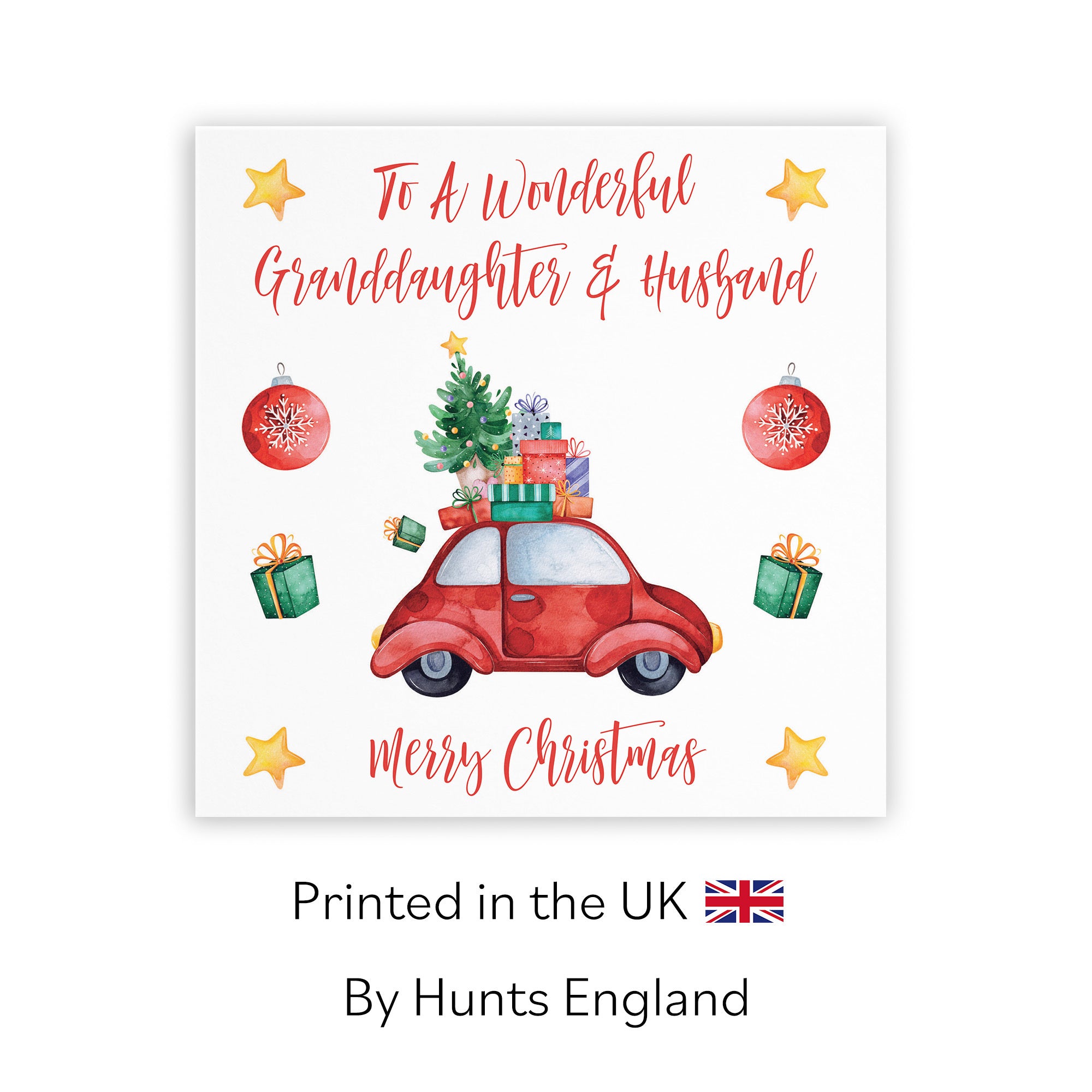 Granddaughter And Husband Card Christmas Holiday - Default Title (TH02885)