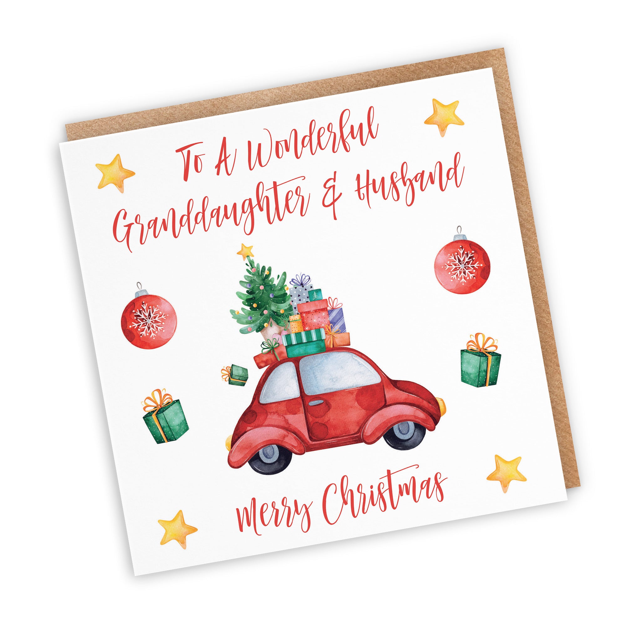 Granddaughter And Husband Card Christmas Holiday - Default Title (TH02885)