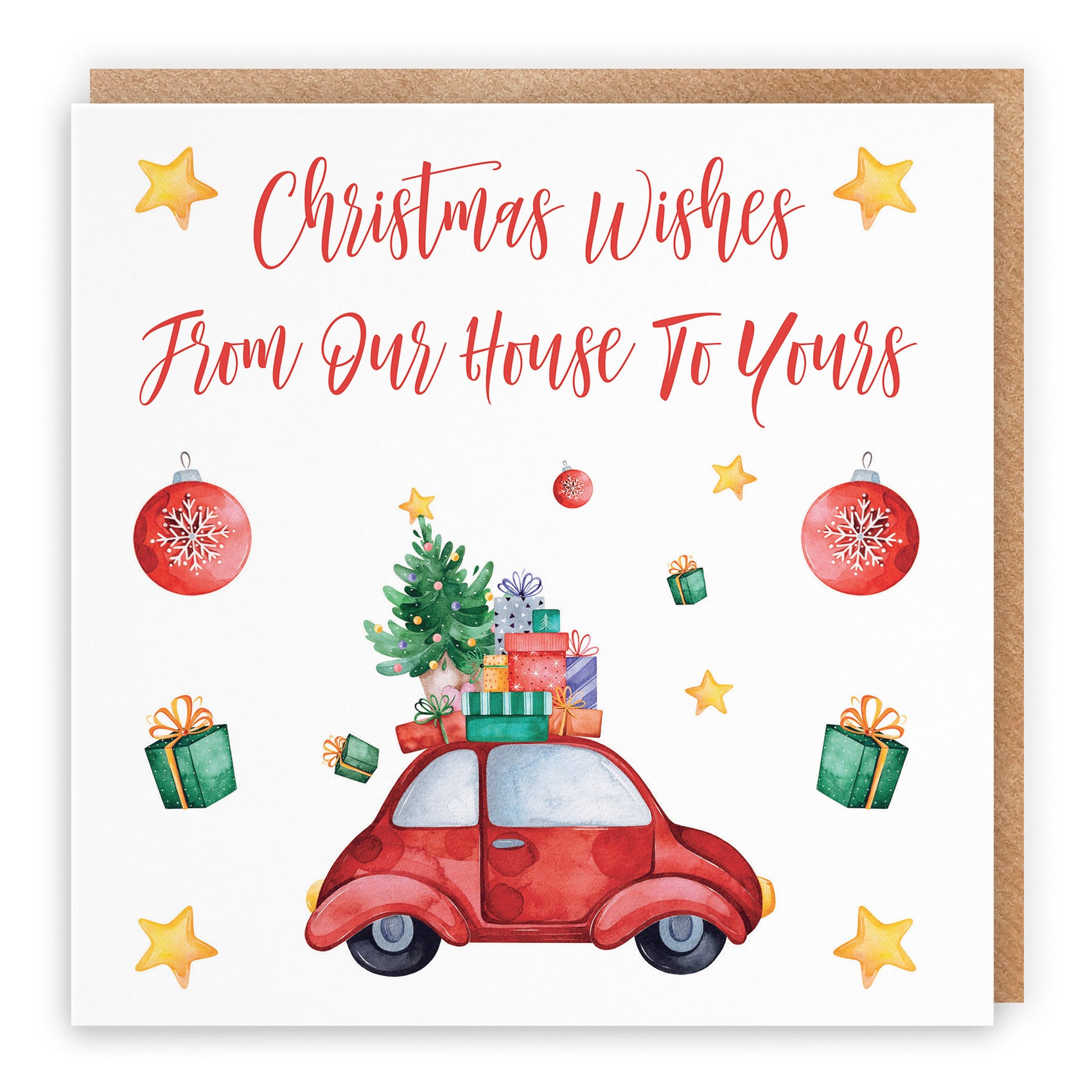 From Our House To Yours Card Christmas Holiday - Default Title (TH02892)