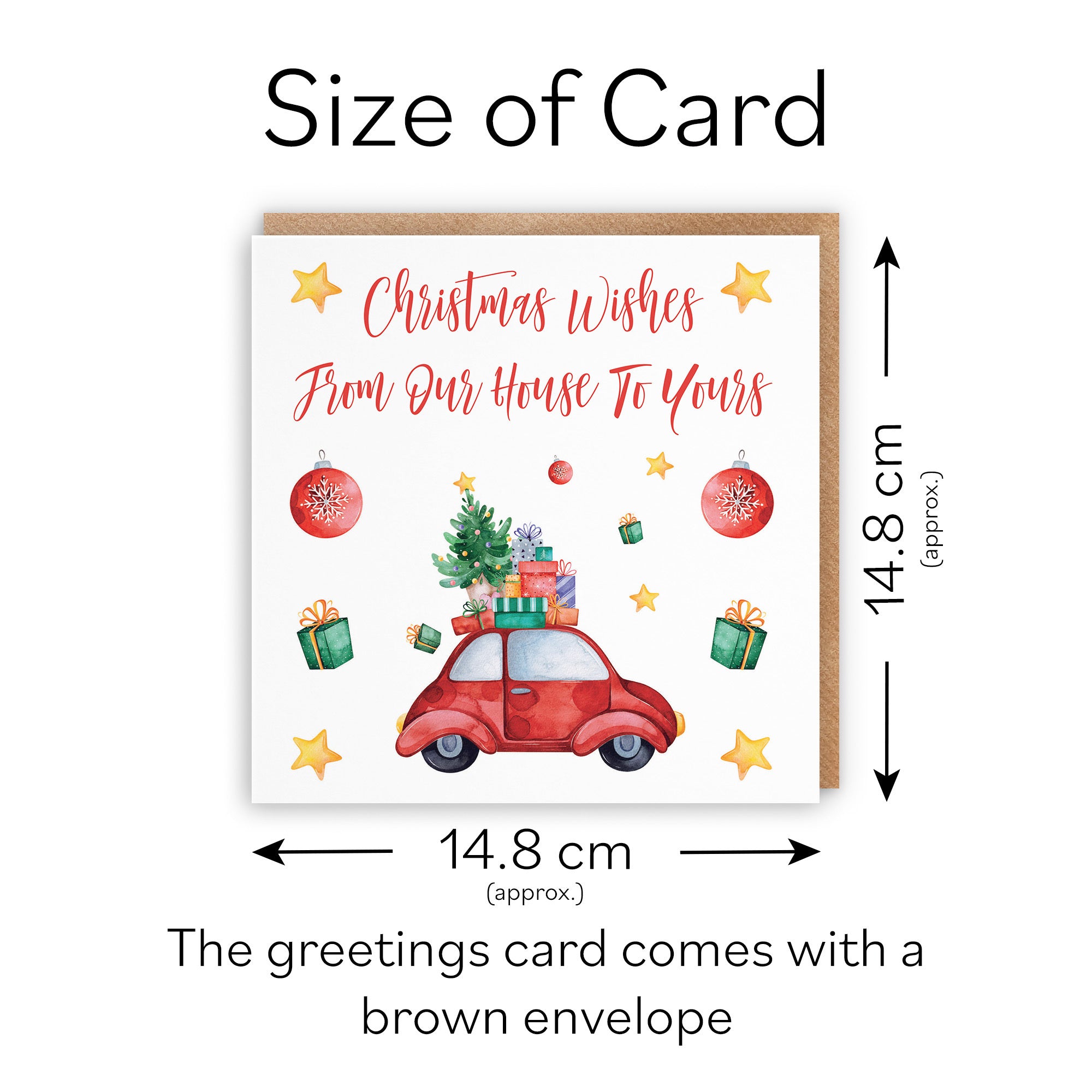 From Our House To Yours Card Christmas Holiday - Default Title (TH02892)