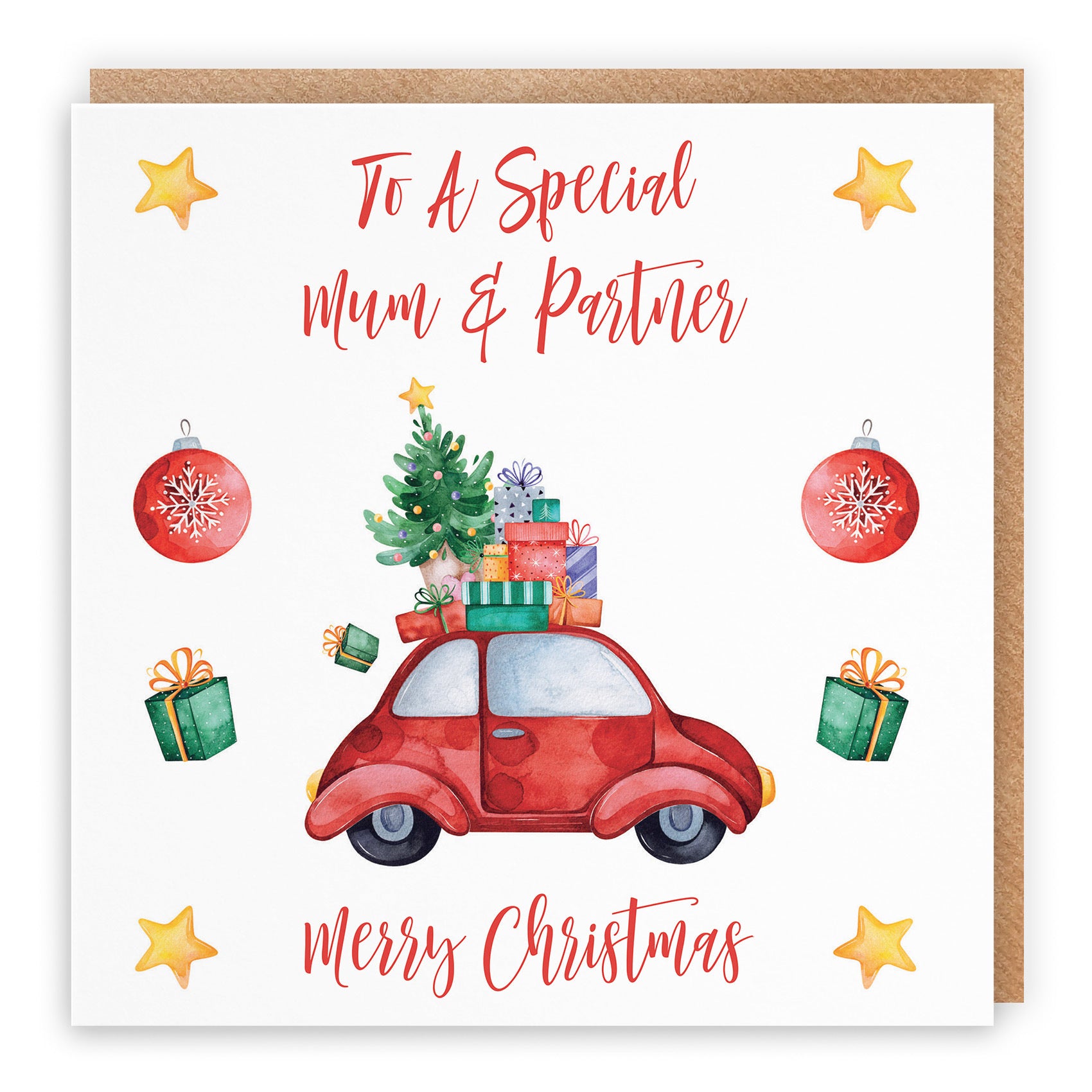 Mum And Partner Card Christmas Holiday - Default Title (TH02894)
