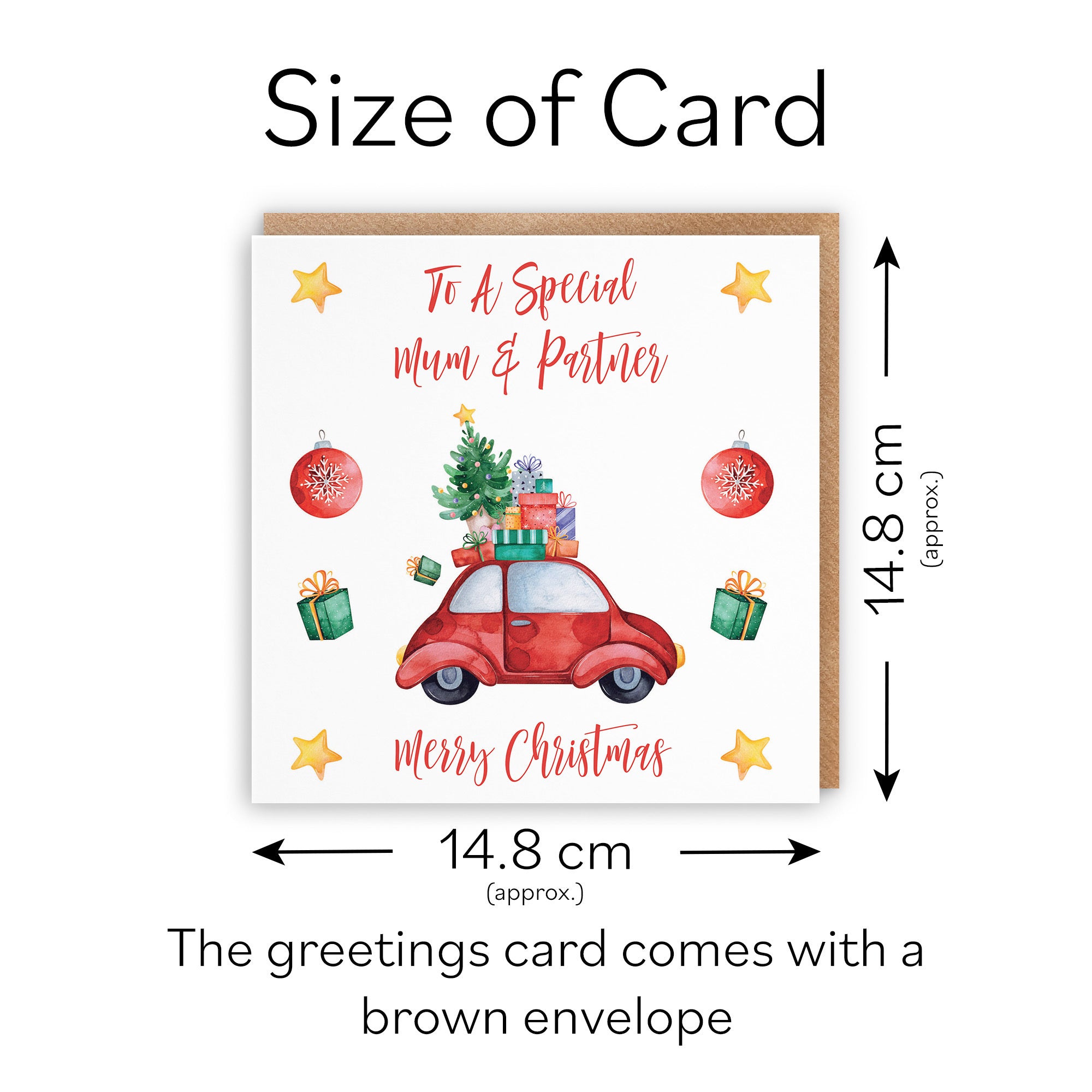 Mum And Partner Card Christmas Holiday - Default Title (TH02894)