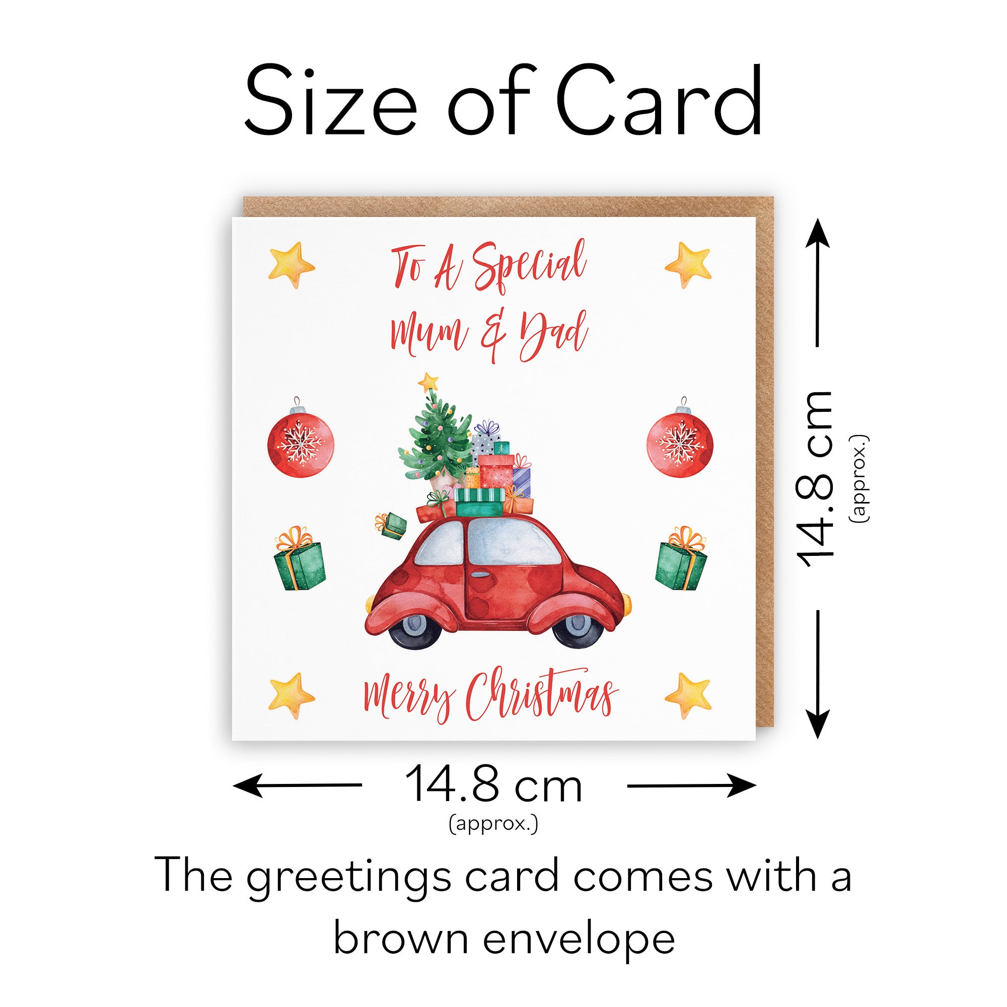 Mum And Dad Card Christmas Holiday - Default Title (TH02895)
