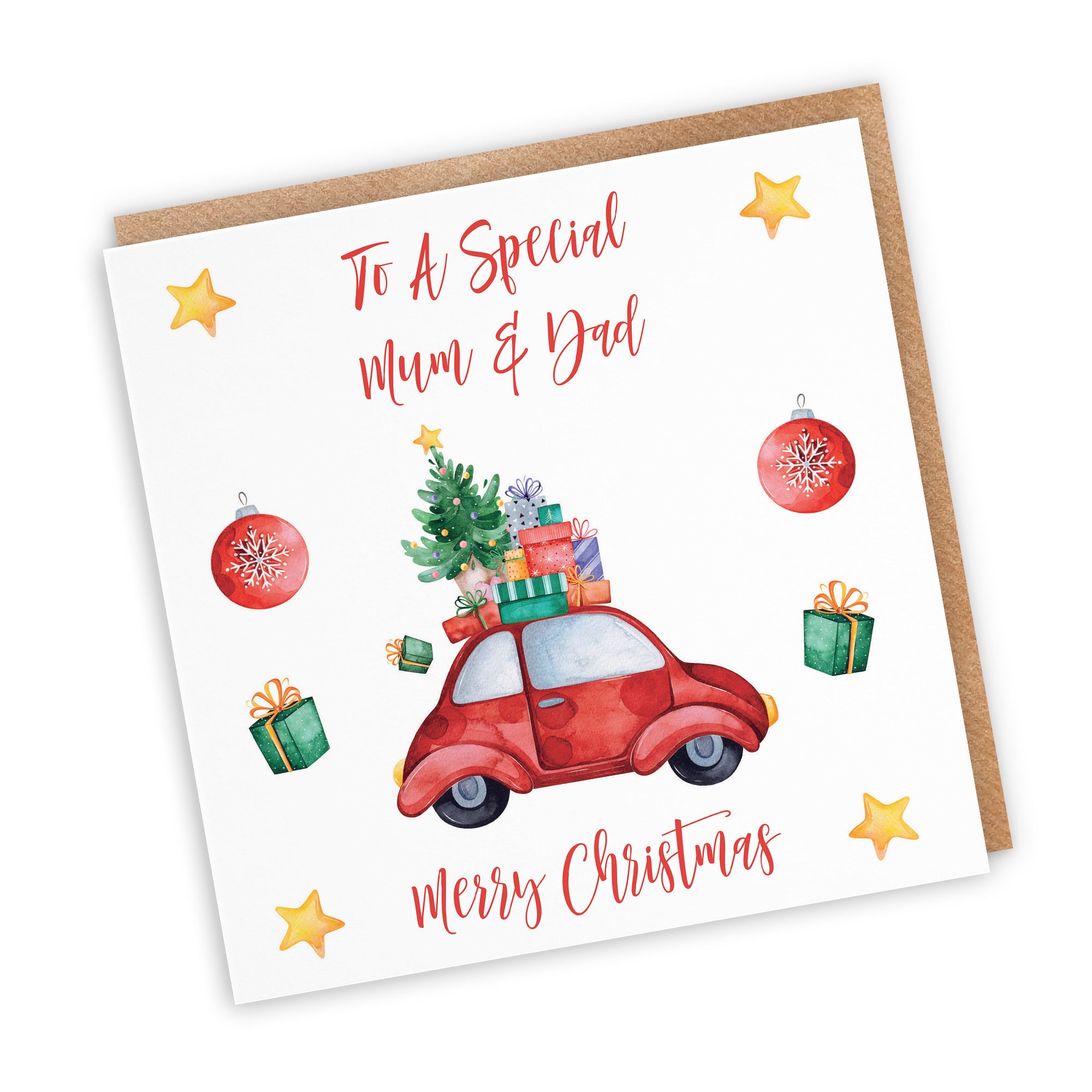 Mum And Dad Card Christmas Holiday - Default Title (TH02895)