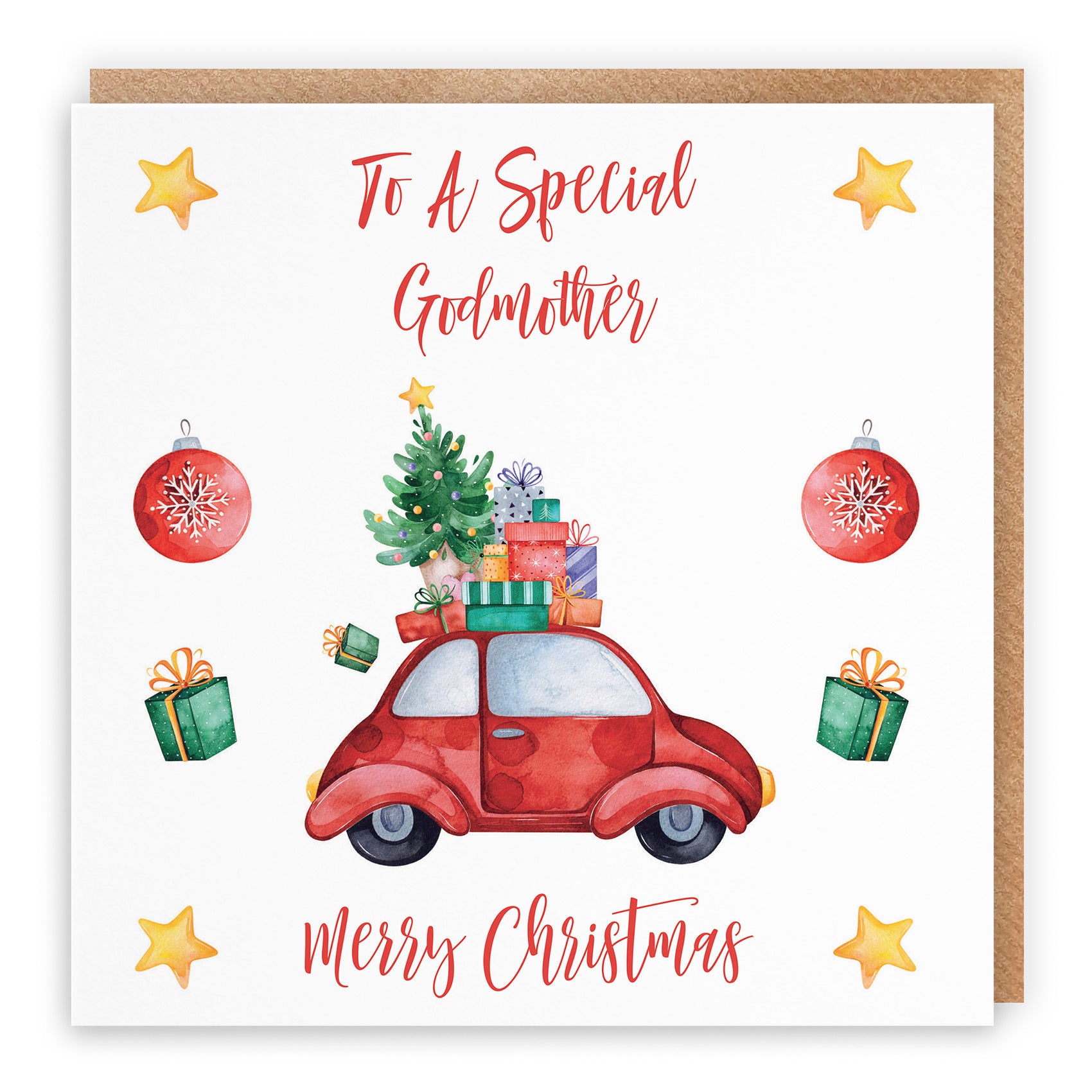 Godmother Card Christmas Holiday - Default Title (TH02896)