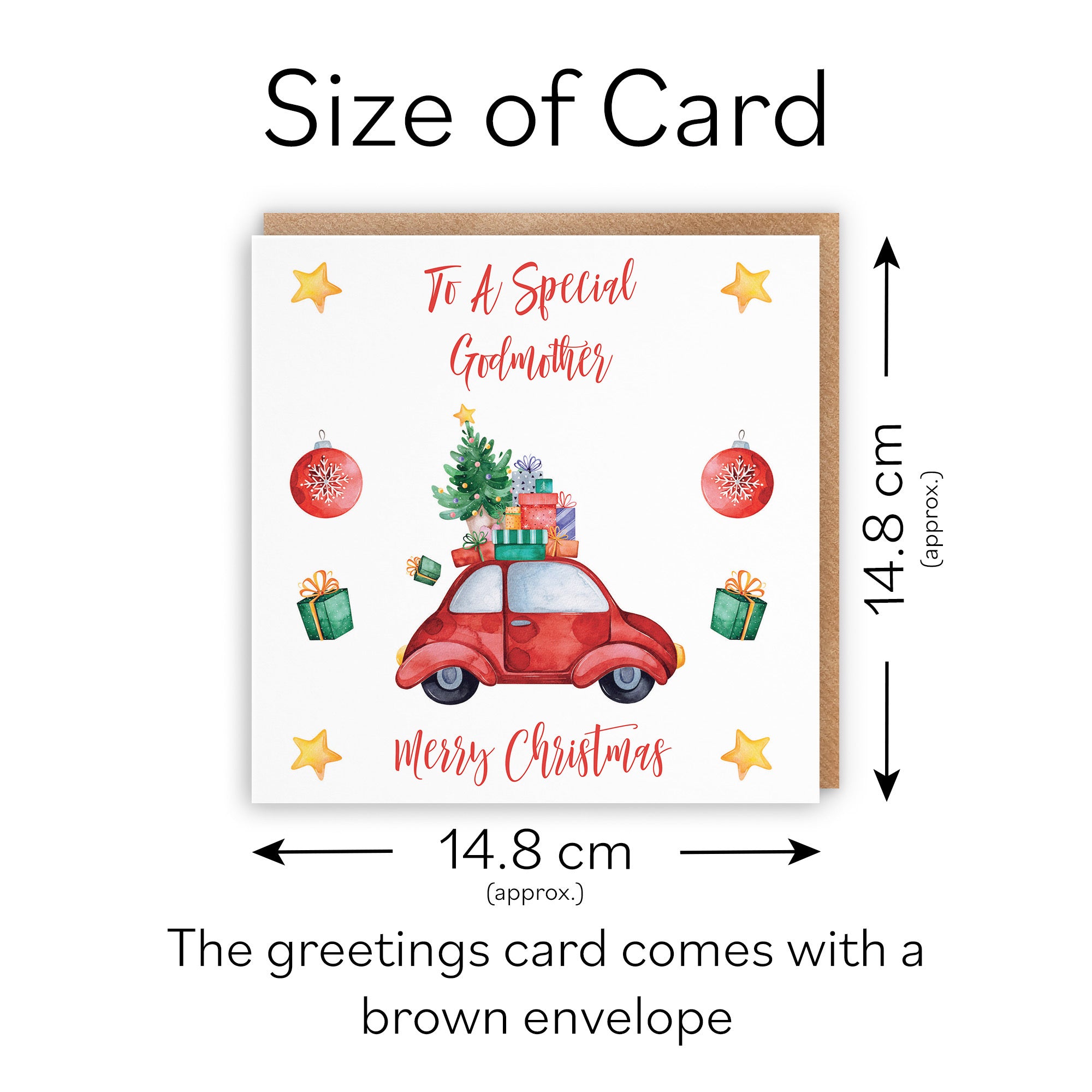 Godmother Card Christmas Holiday - Default Title (TH02896)