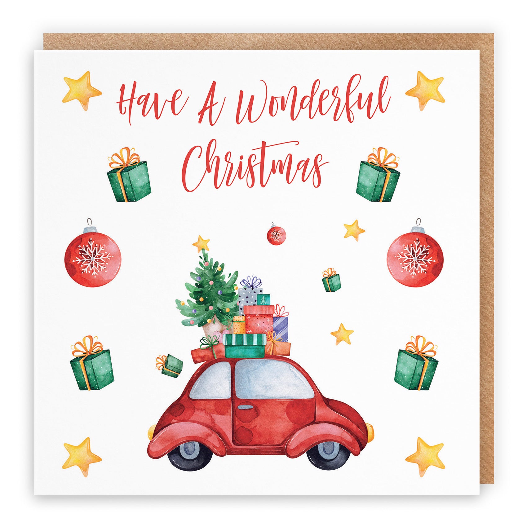 Individual Christmas Card Christmas Holiday - Default Title (TH02899)