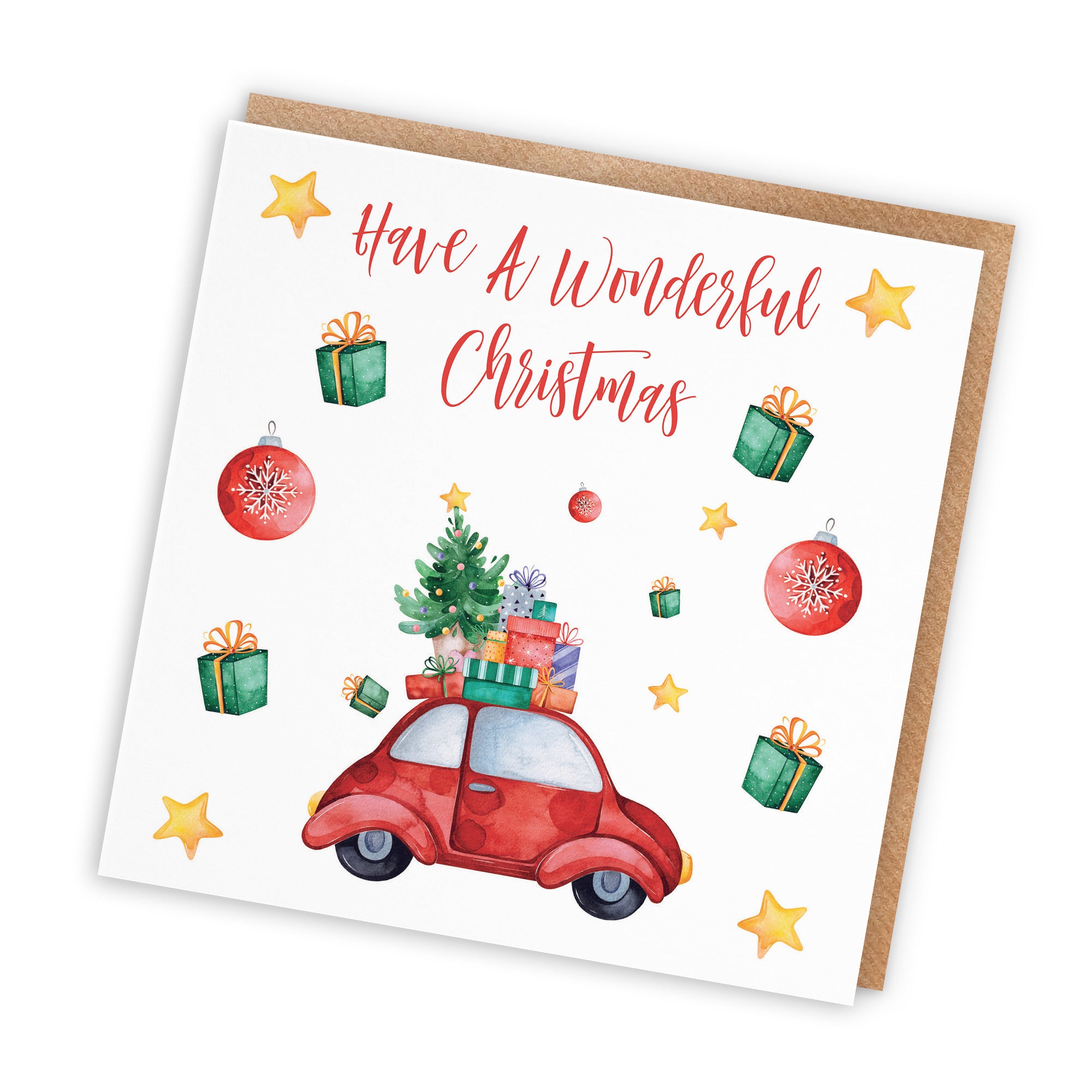 Individual Christmas Card Christmas Holiday - Default Title (TH02899)