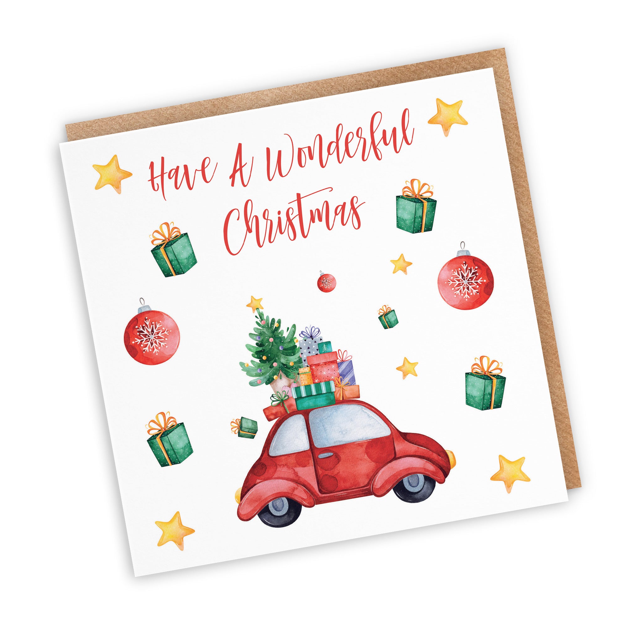 Individual Christmas Card Christmas Holiday - Default Title (TH02899)