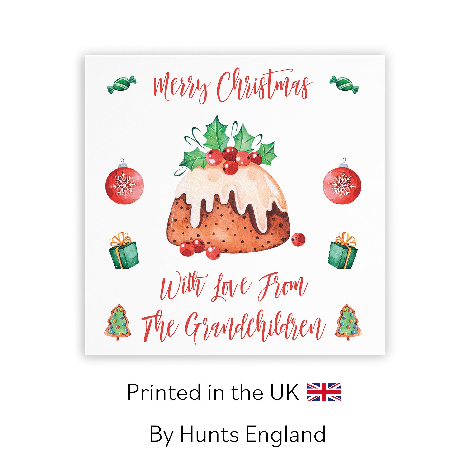 From Grandchildren Card Christmas Pudding - Default Title (TH02918)