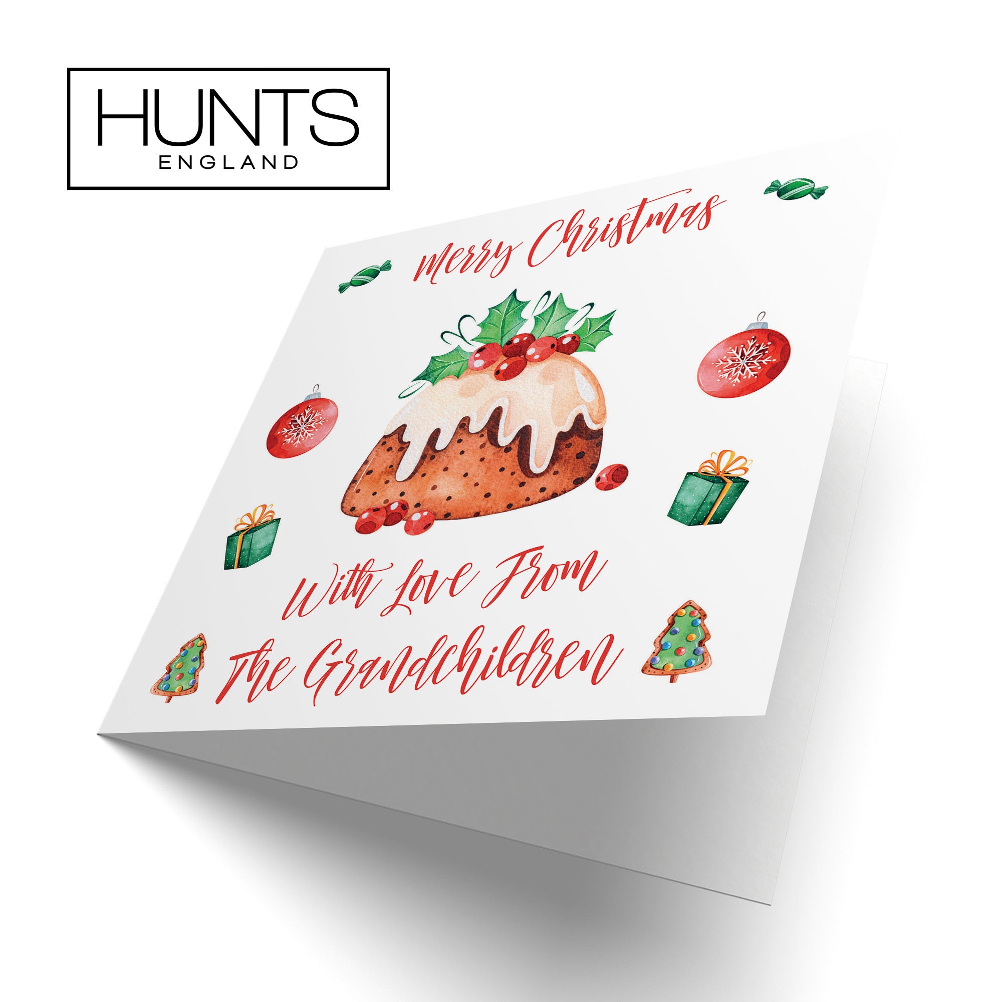 From Grandchildren Card Christmas Pudding - Default Title (TH02918)