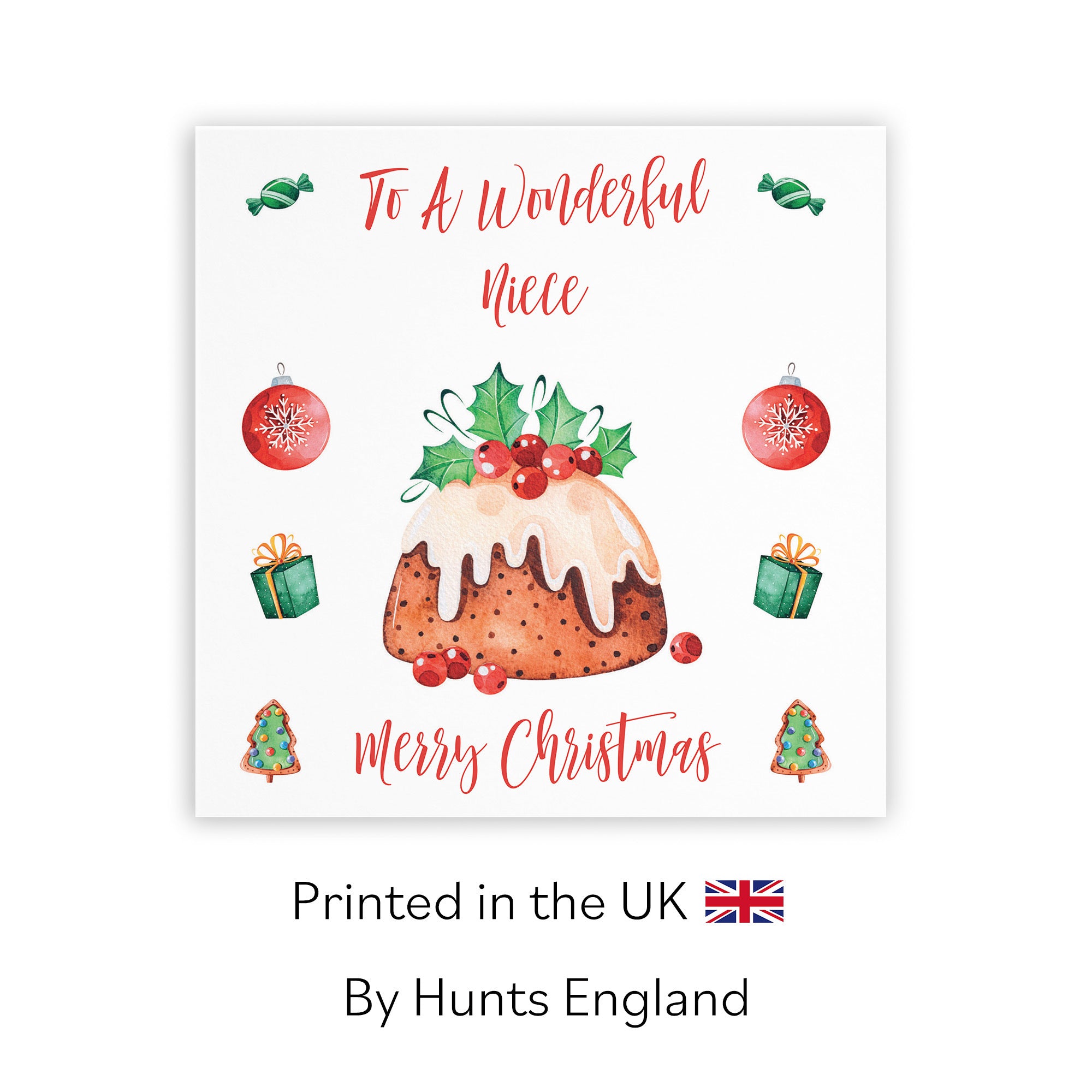 Niece Card Christmas Pudding - Default Title (TH02924)