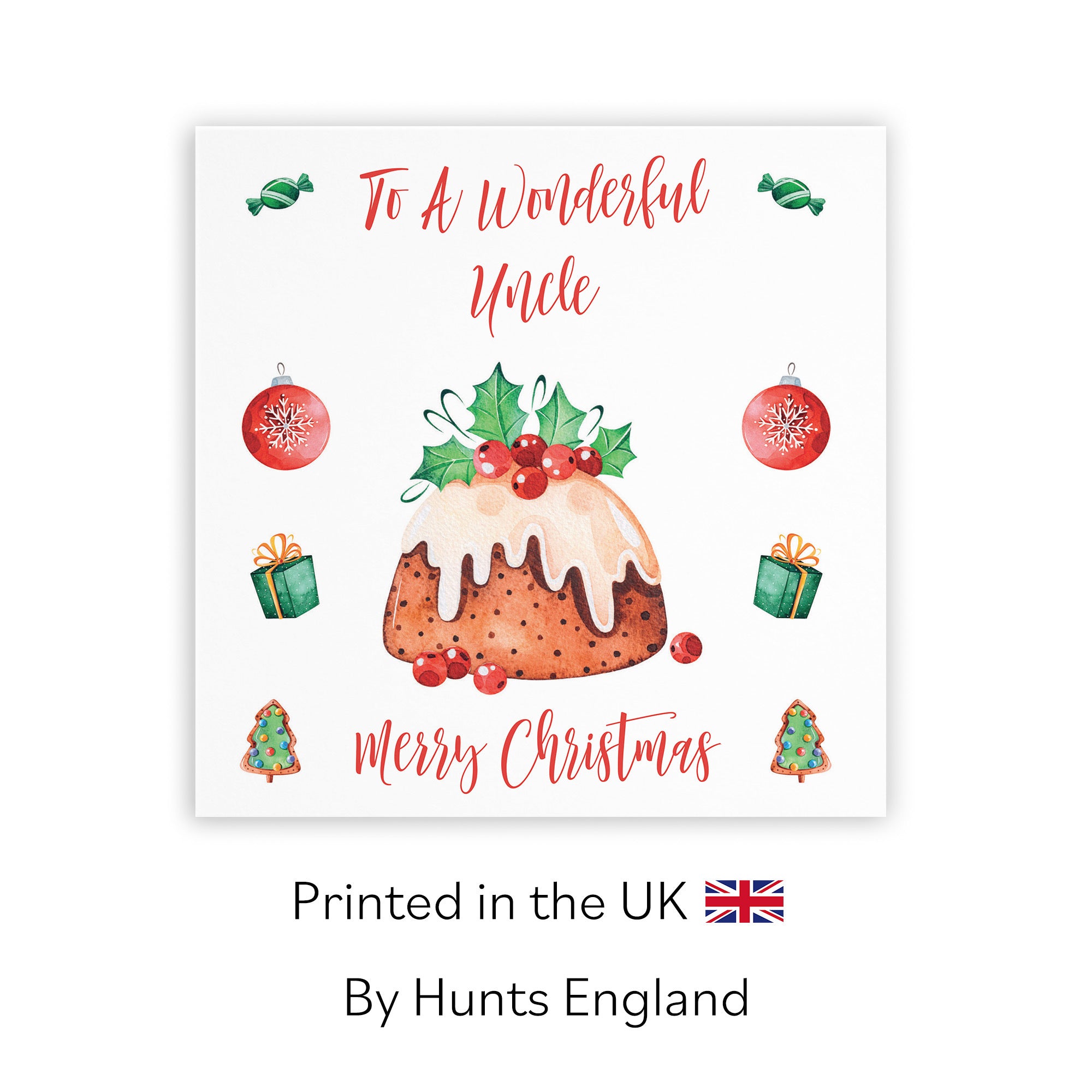 Uncle Card Christmas Pudding - Default Title (TH02933)