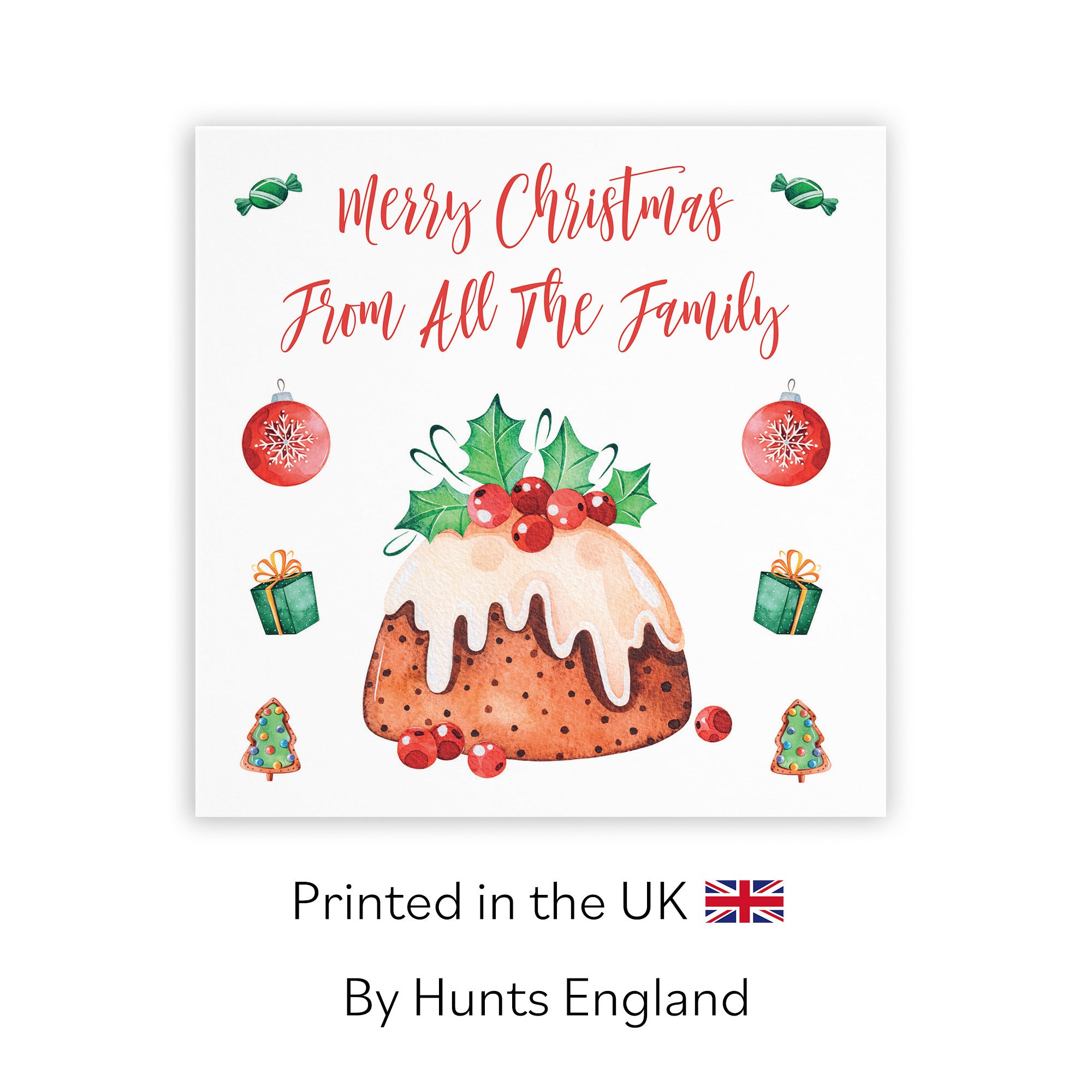 From All The Family Card Christmas Pudding - Default Title (TH02941)
