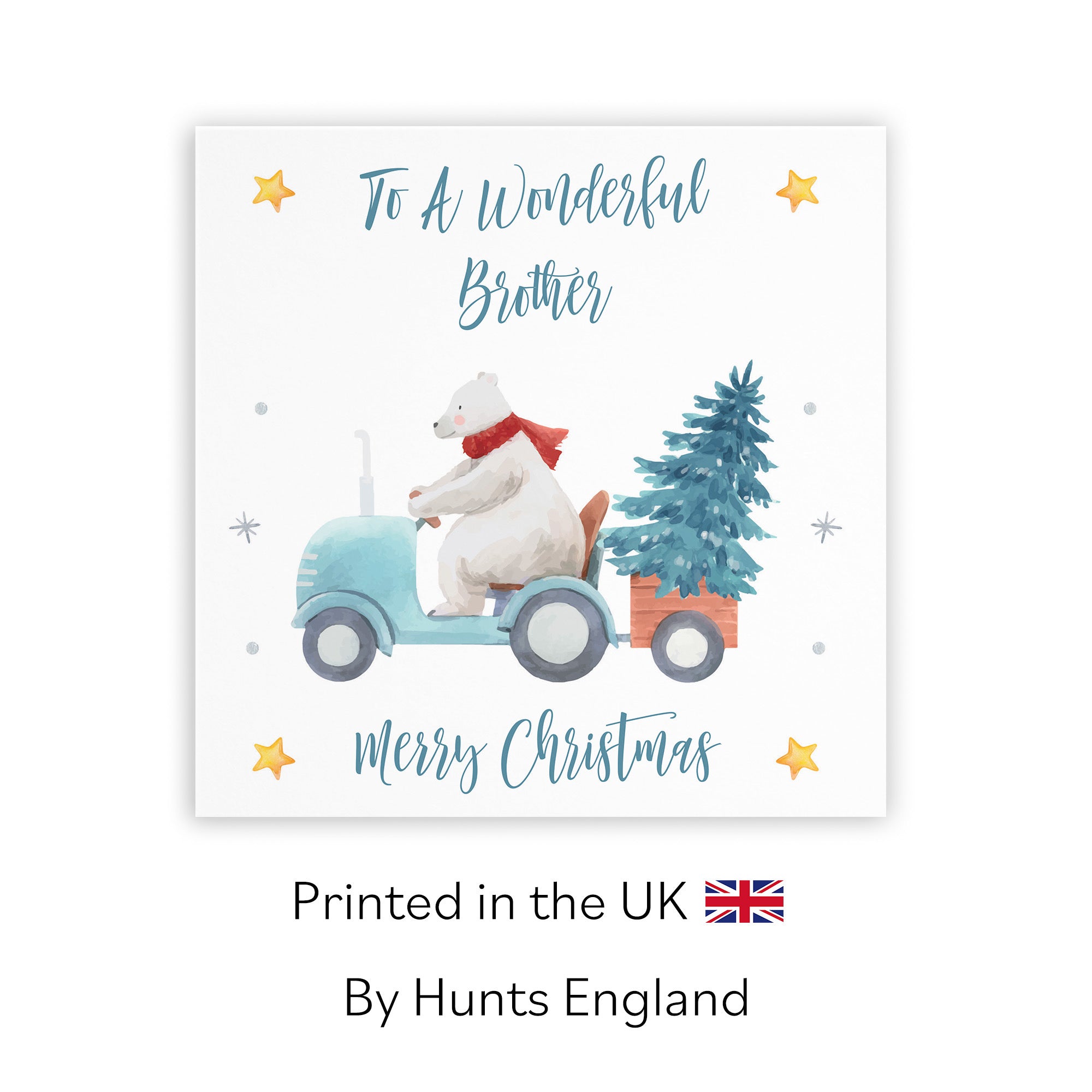 Brother Christmas Card Polar Bear - Default Title (TH02946)