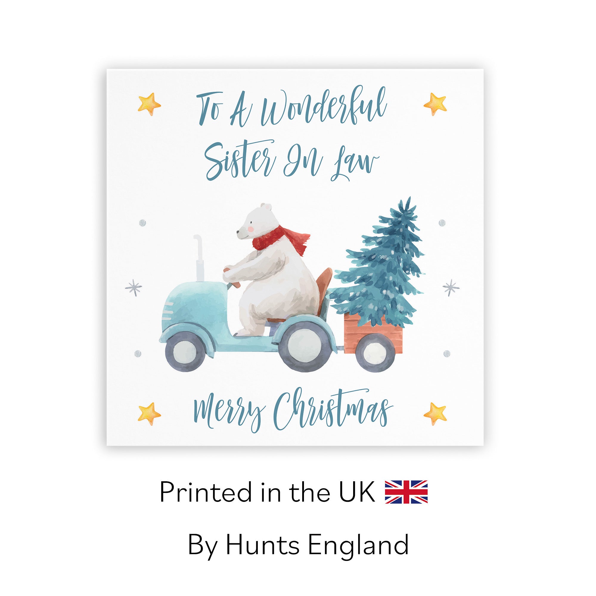 Sister In Law Christmas Card Polar Bear - Default Title (TH02954)